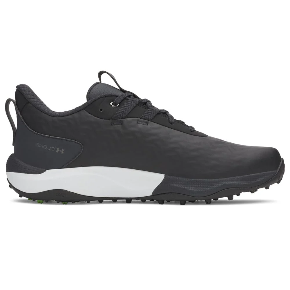 Under Armour Drive Pro Clone Waterproof Spikeless Shoes - Black/Anthracite/Metallic Gun Metal - Image 3