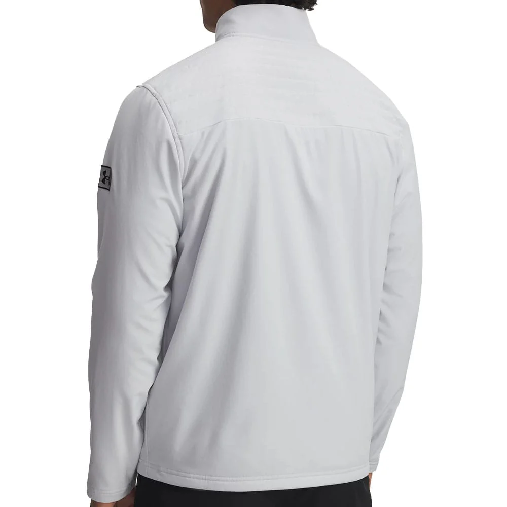 Under Armour Drive Pro Full Zip Pullover - Halo Gray/Black - Image 2