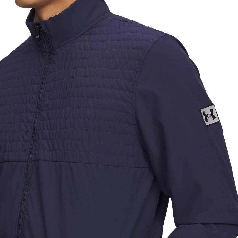 Under Armour Drive Pro Full Zip Pullover - Midnight Navy/Black - Image 3
