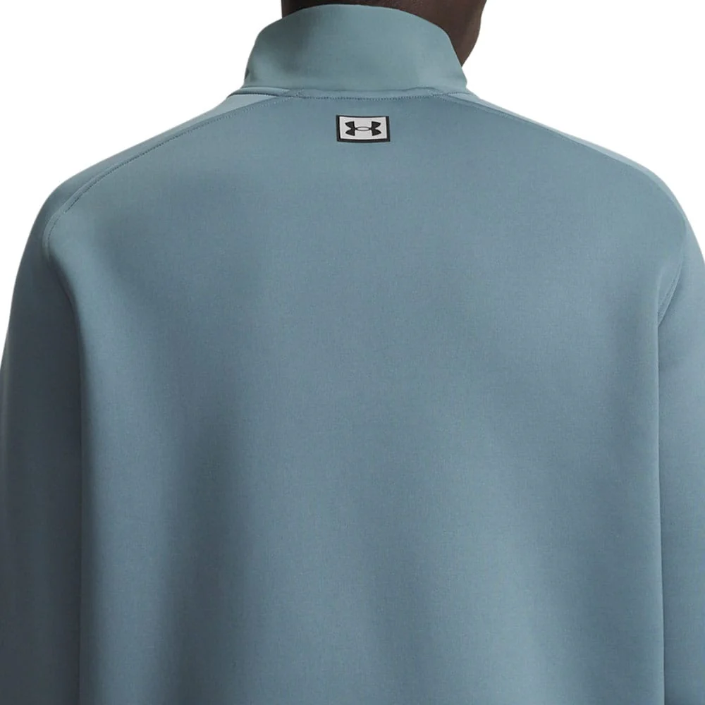 Under Armour Drive Pro Hybrid 1/2 Zip Pullover - Jasper Blue/Black - Image 5