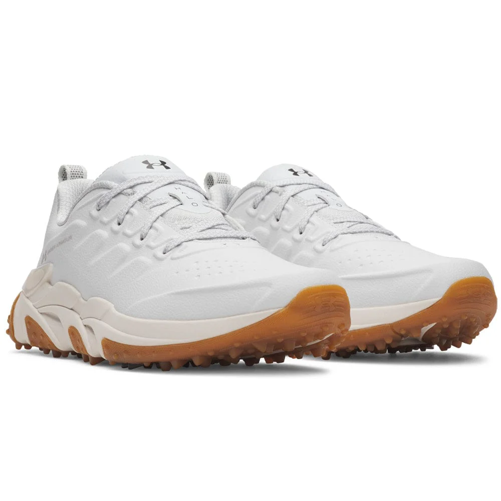 Under Armour Halo Tour Waterproof Spikeless Shoes - Distant Gray/Distant Gray/Mod Gray - Image 3