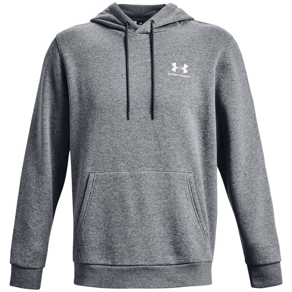 Under Armour Icon Fleece Hoodie - Pitch Gray Medium Heather/White