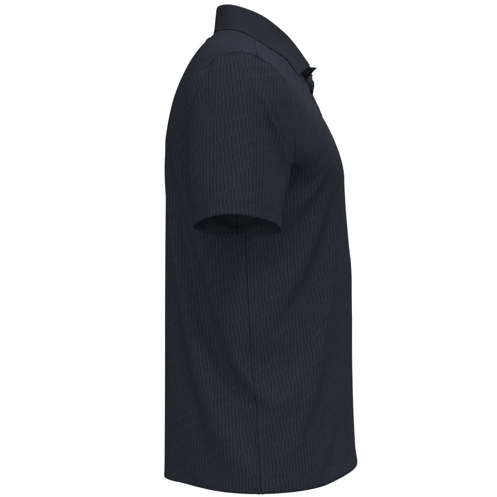 Under Armour Matchplay Printed Polo Shirt - Midnight Navy/Washed Navy/Pitch Gray - Image 4