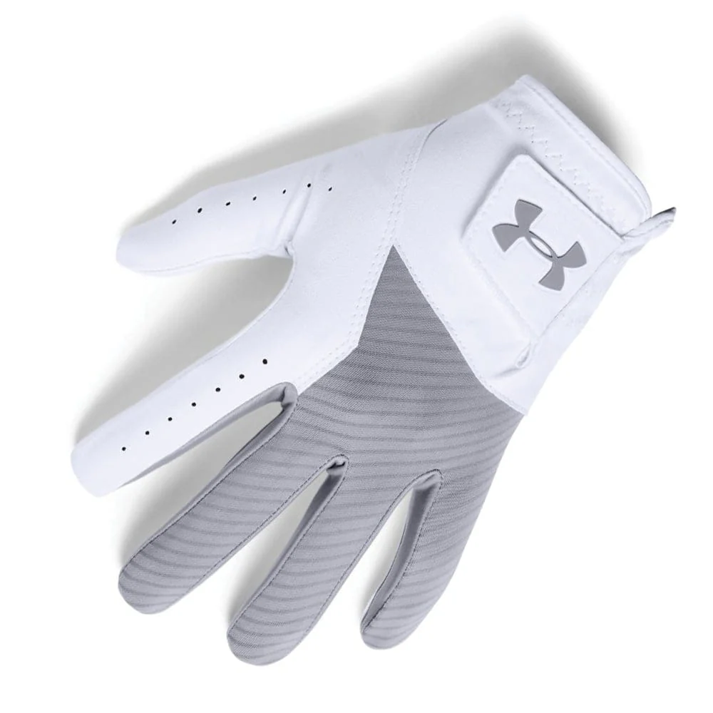 Under Armour Medal Golf Glove - Steel/White - 3-Pack - Image 2