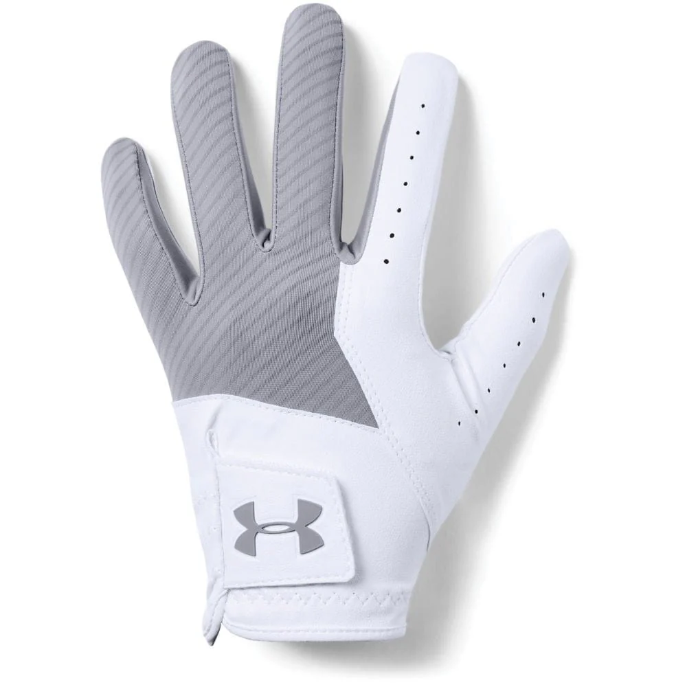 Under Armour Medal Golf Glove - Steel/White - 3-Pack - Image 4
