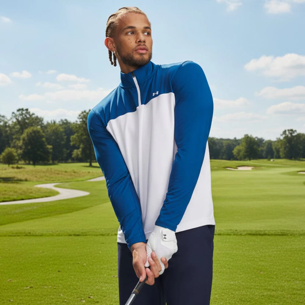 Under Armour T2G 1/4 Zip Pullover - Varsity Blue/White/White - Image 4
