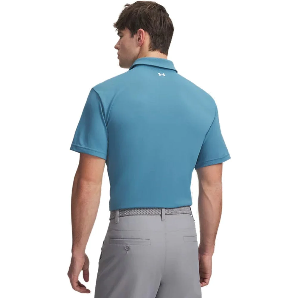 Under Armour T2G Pique Polo Shirt - Boundless Blue/White - Image 2