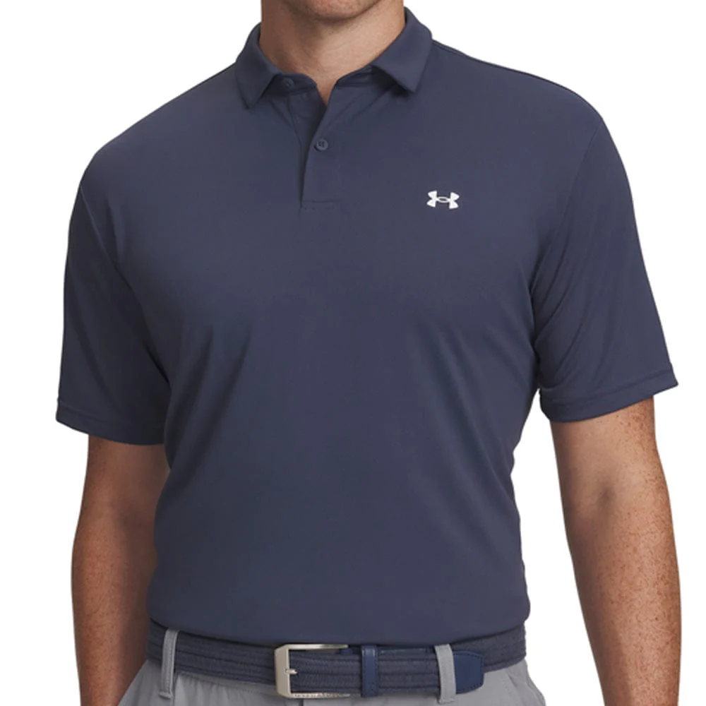 Under Armour T2G Pique Polo Shirt - Downpour Gray/White