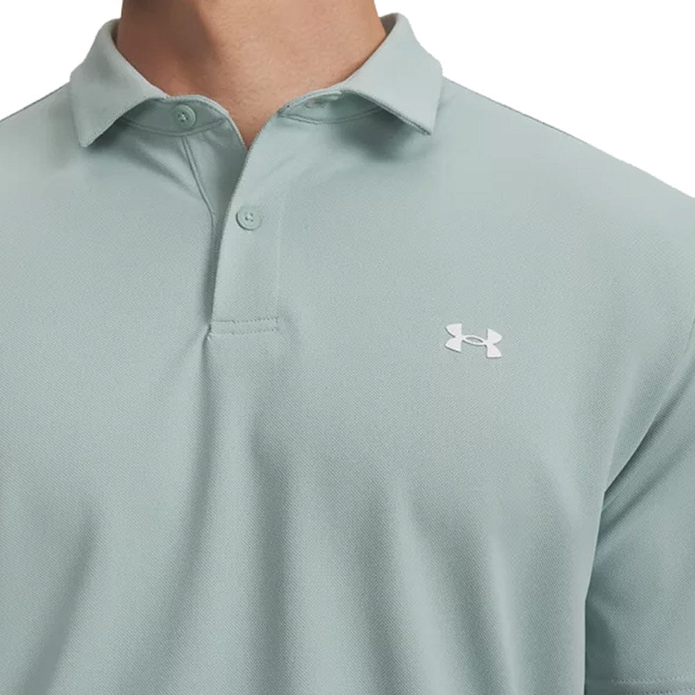 Under Armour T2G Pique Polo Shirt - Enamel Blue/White - Image 3