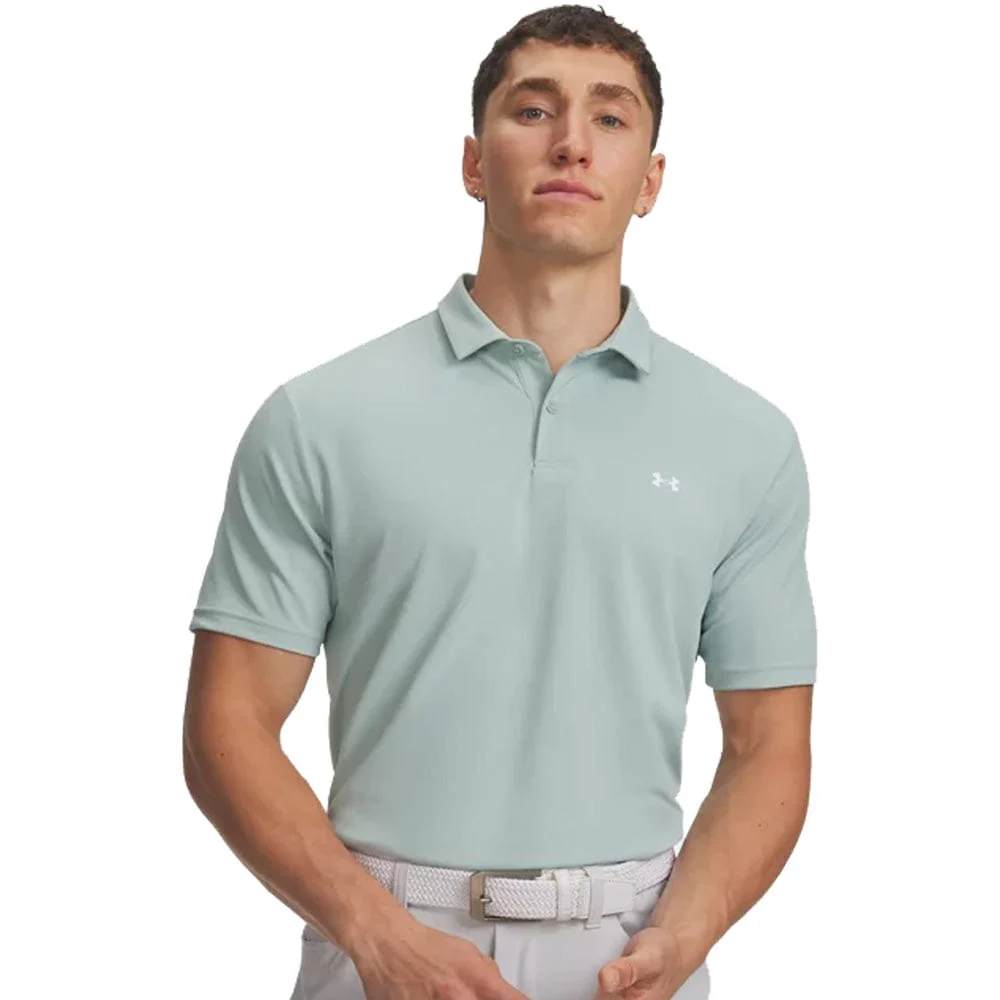Under Armour T2G Pique Polo Shirt - Enamel Blue/White - Image 4