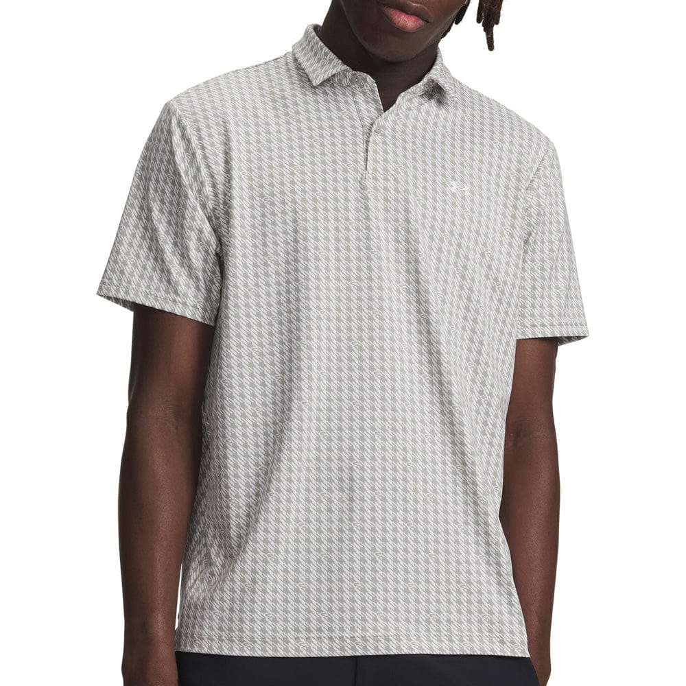Under Armour T2G Printed Polo Shirt - Titanium/White/White