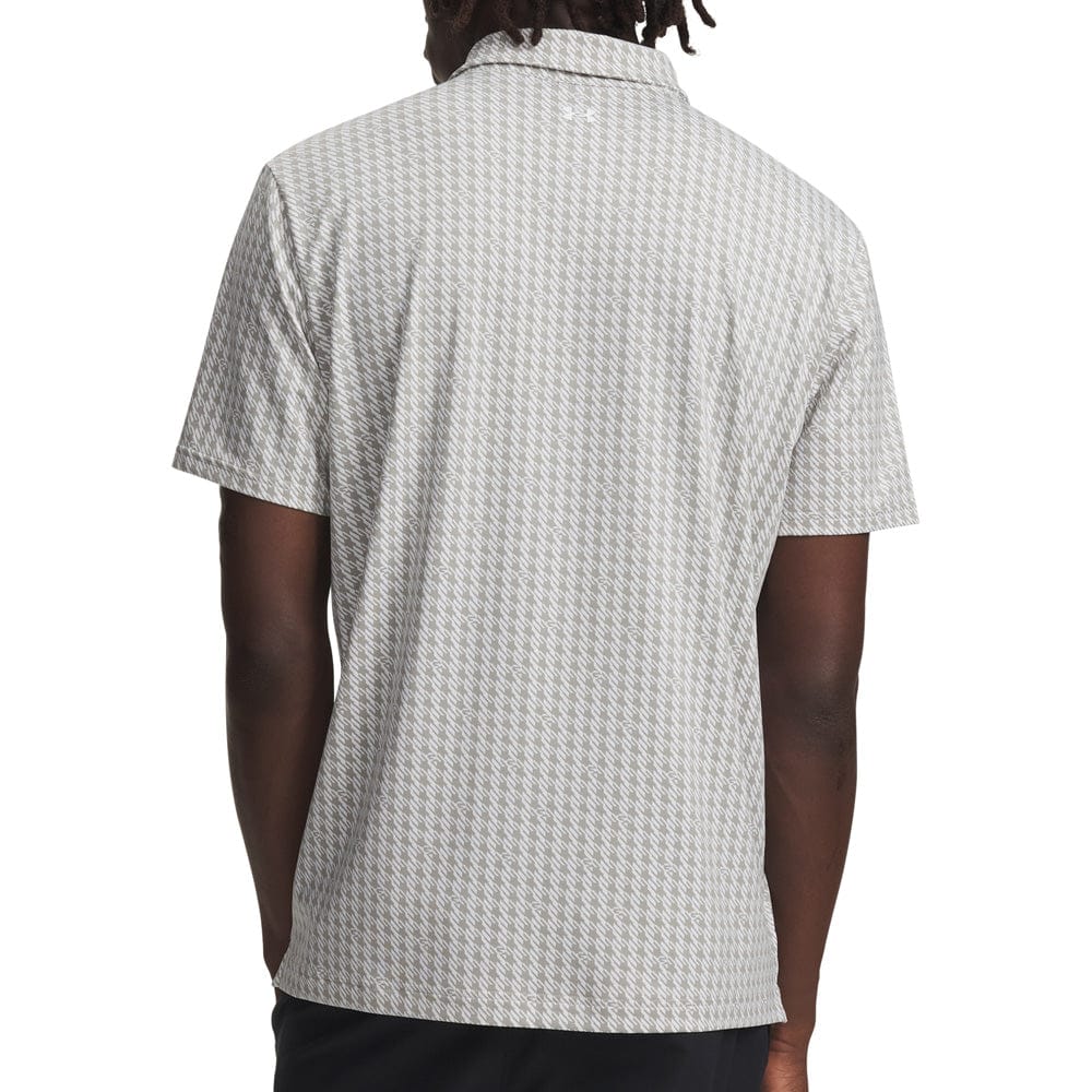 Under Armour T2G Printed Polo Shirt - Titanium/White/White - Image 2
