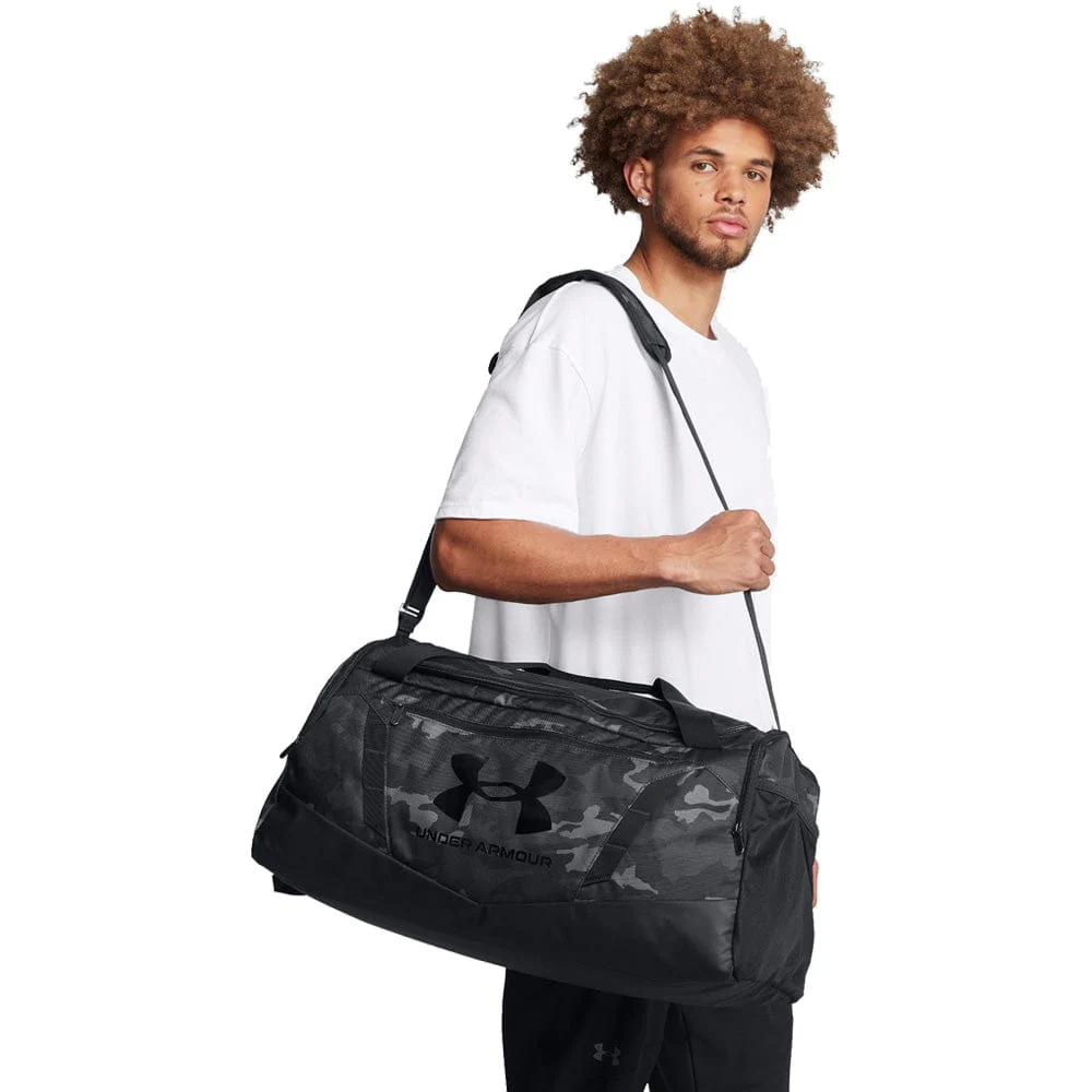 Under Armour Undeniable 5.0 Medium Duffle Bag - Black/Black/Black - Image 7