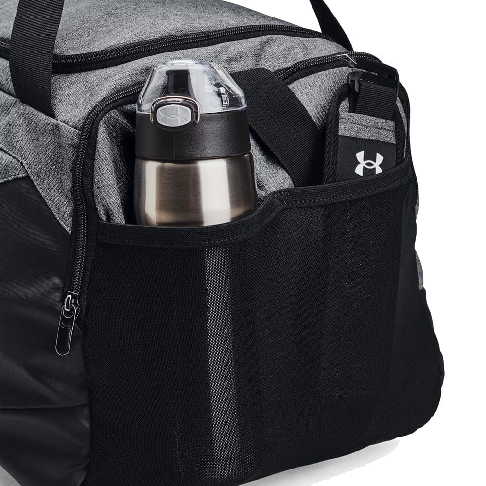 Under Armour Undeniable 5.0 Medium Duffle Bag - Black Medium Heather/Black/Metallic Silver - Image 4