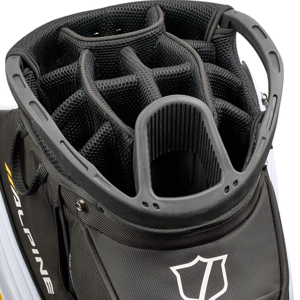 Wilson Alpine Cart 14 Bag - Black/White/Orange - Image 2