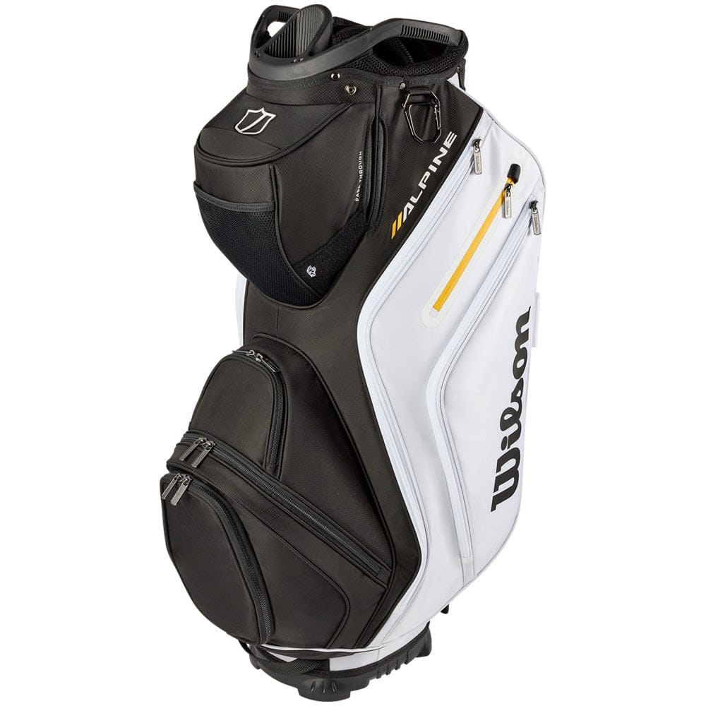 Wilson Alpine Cart 14 Bag - Black/White/Orange - Image 5