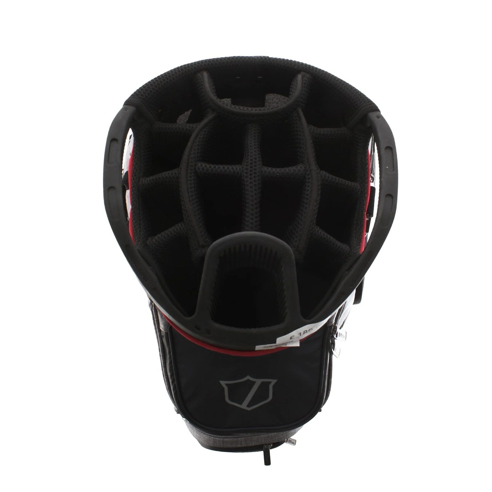 Wilson Alpine Cart Bag - Grey/Red - Image 2