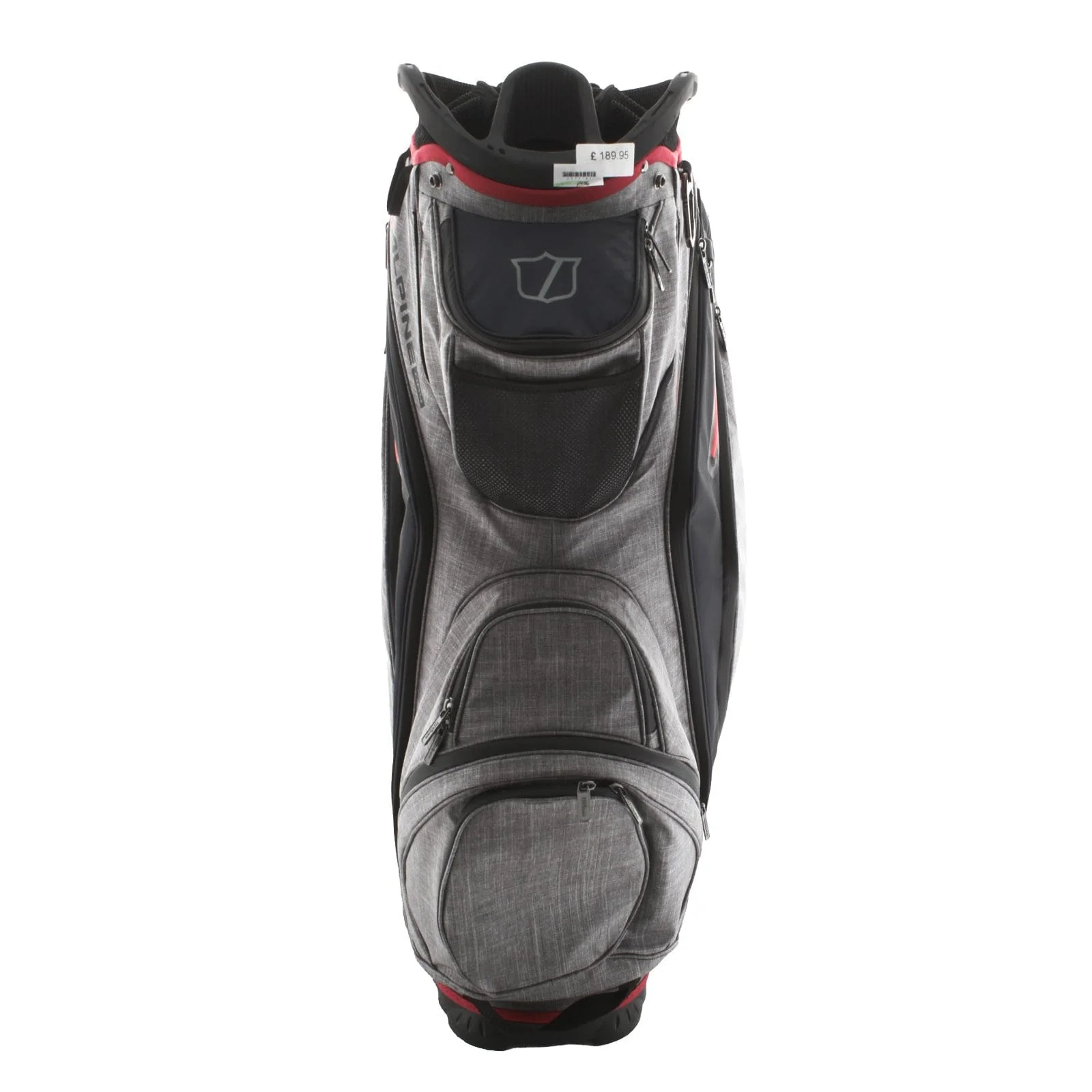 Wilson Alpine Cart Bag - Grey/Red - Image 4