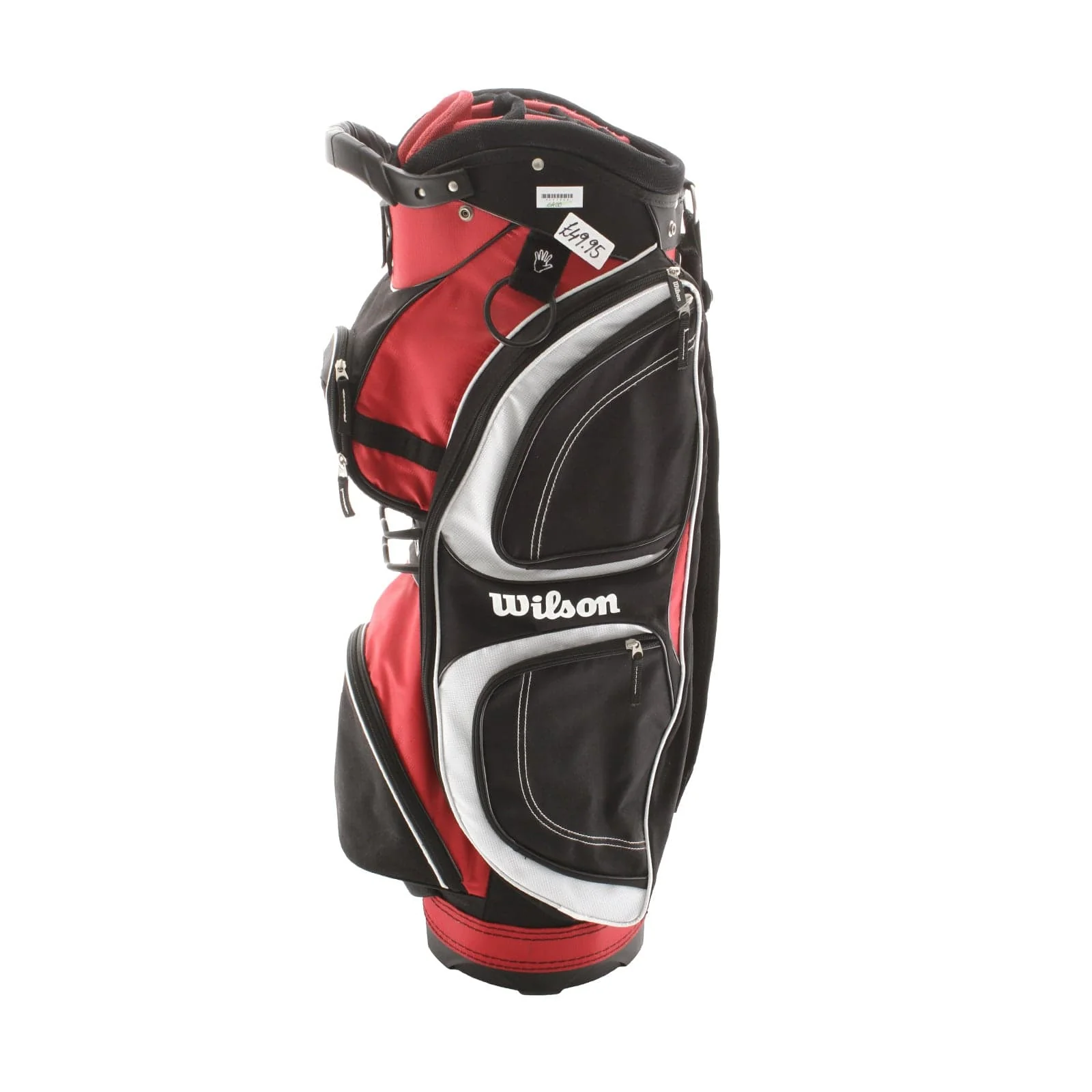 Wilson Cart Bag - Black/Red/White