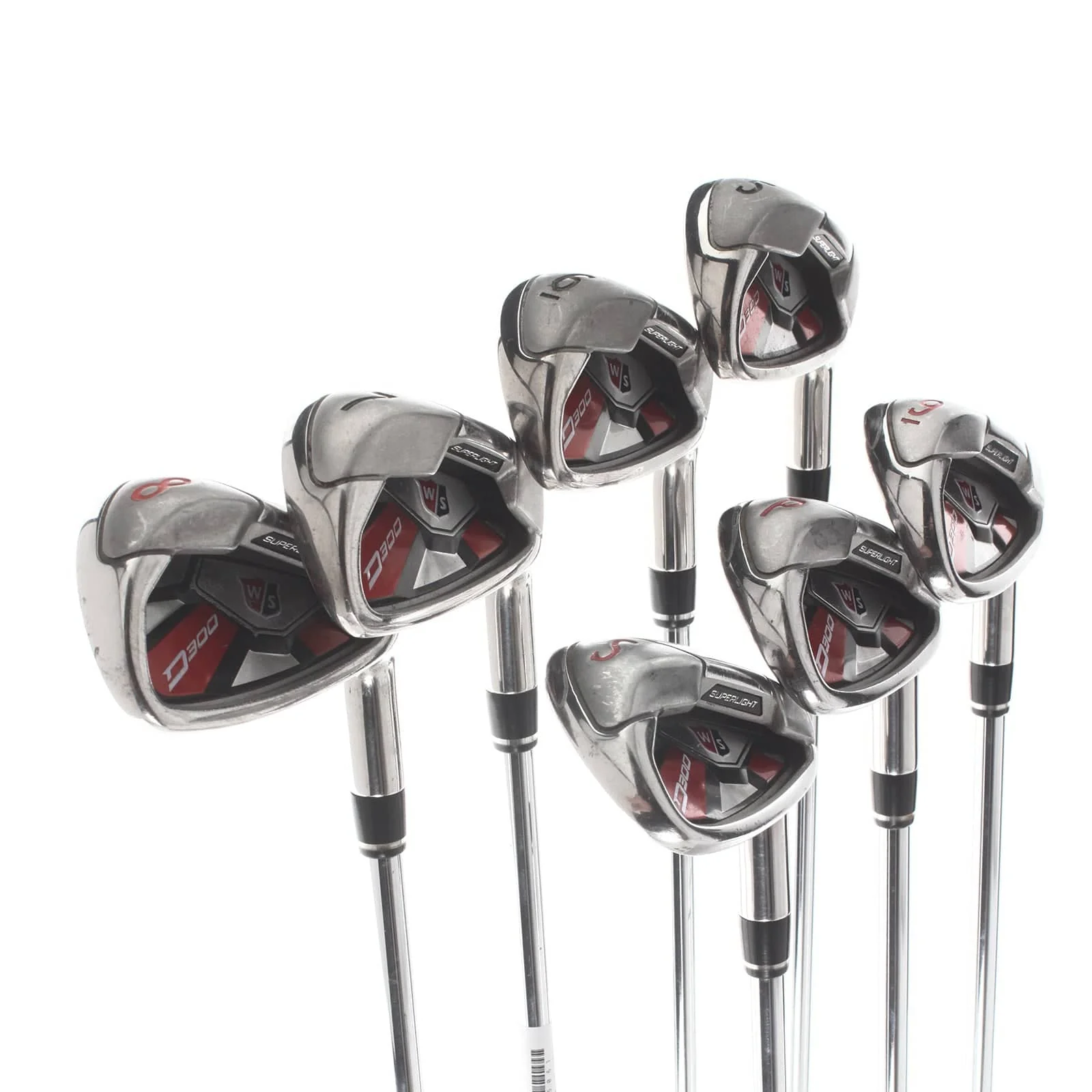 Wilson D-300 Steel Mens Right Hand Irons 5-SW Uniflex - Wilson - Image 2