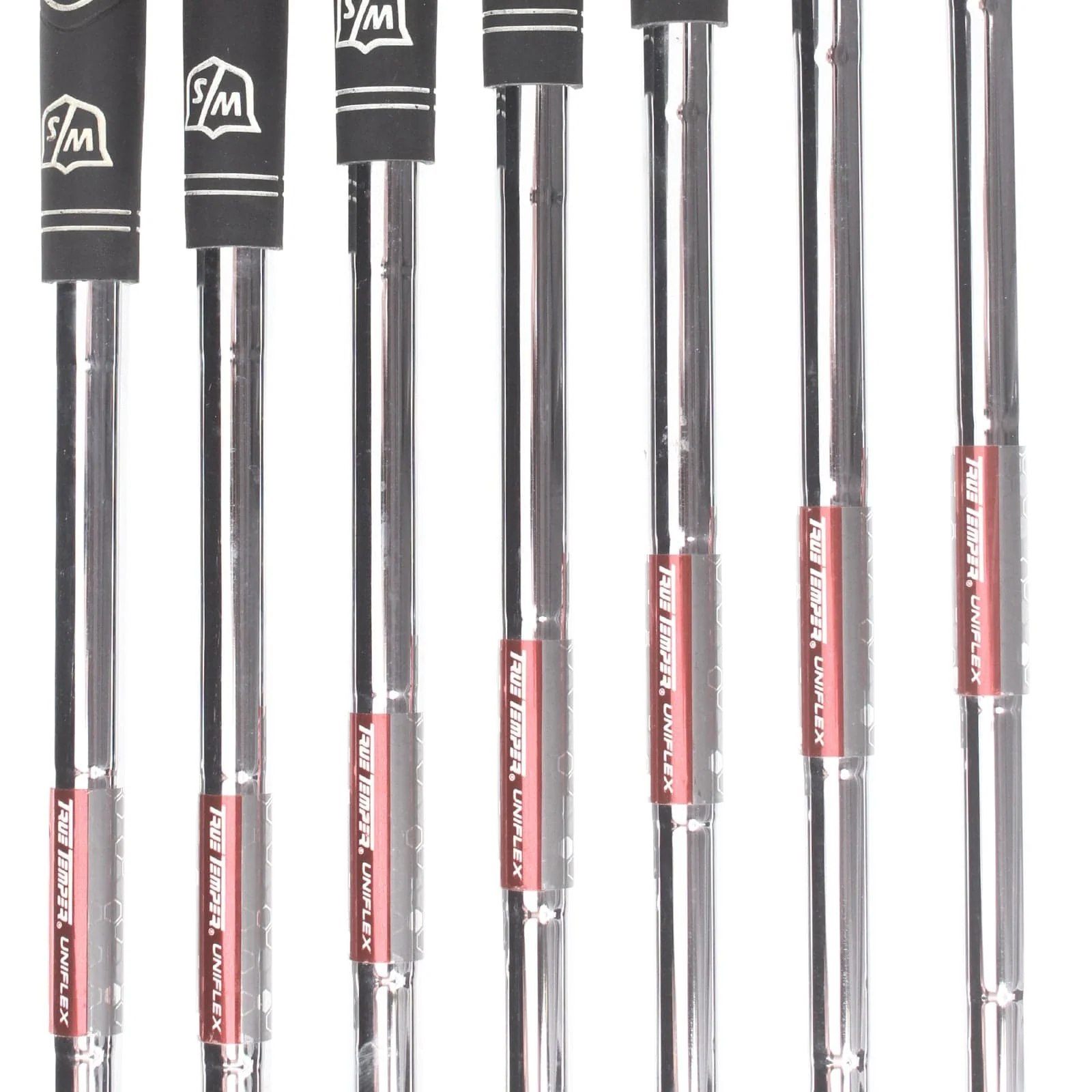 Wilson D100 Steel Mens Left Hand Irons 5-SW Uniflex - True Temper - Image 6