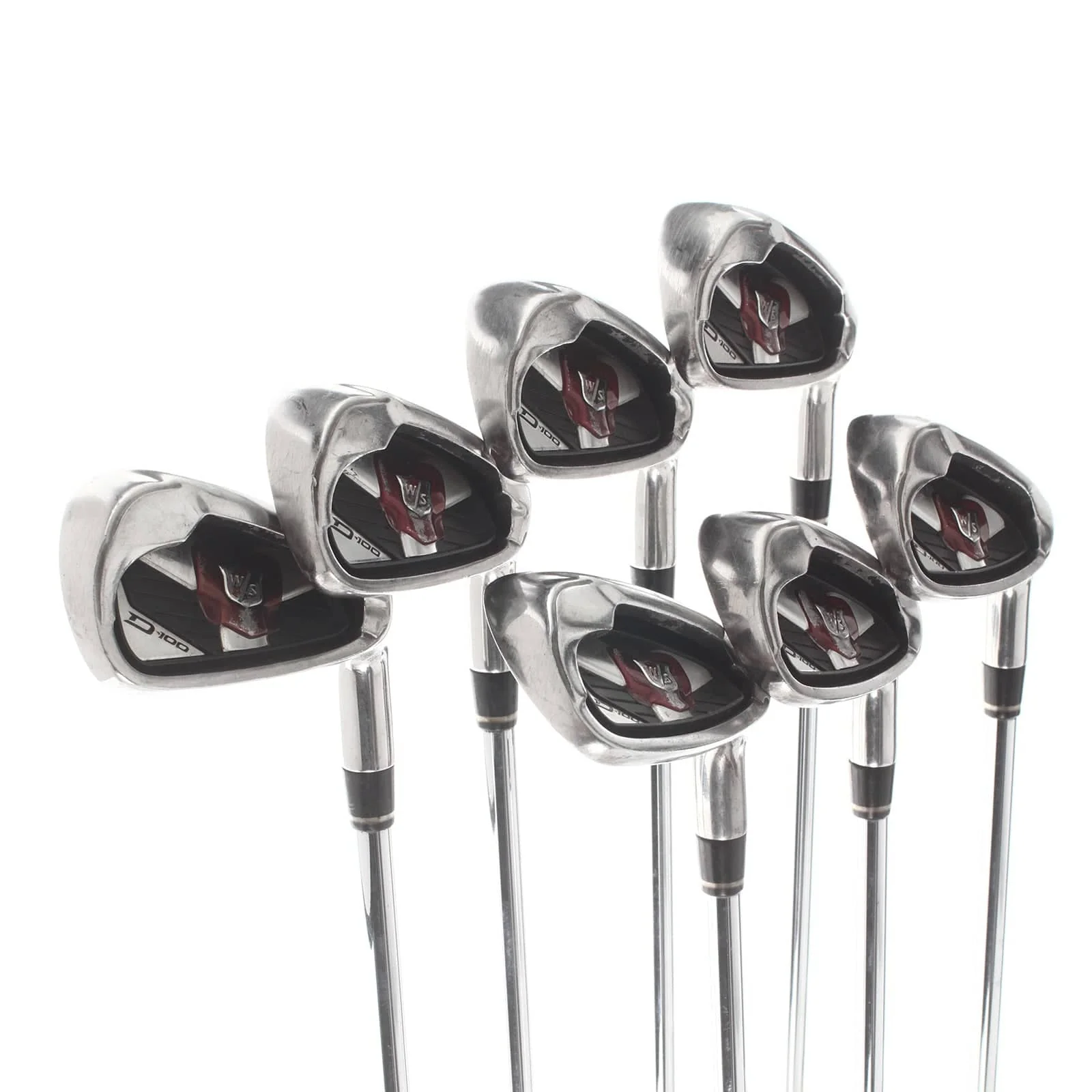 Wilson D100 Steel Mens Right Hand Irons 5-SW Regular - True Temper - Image 2