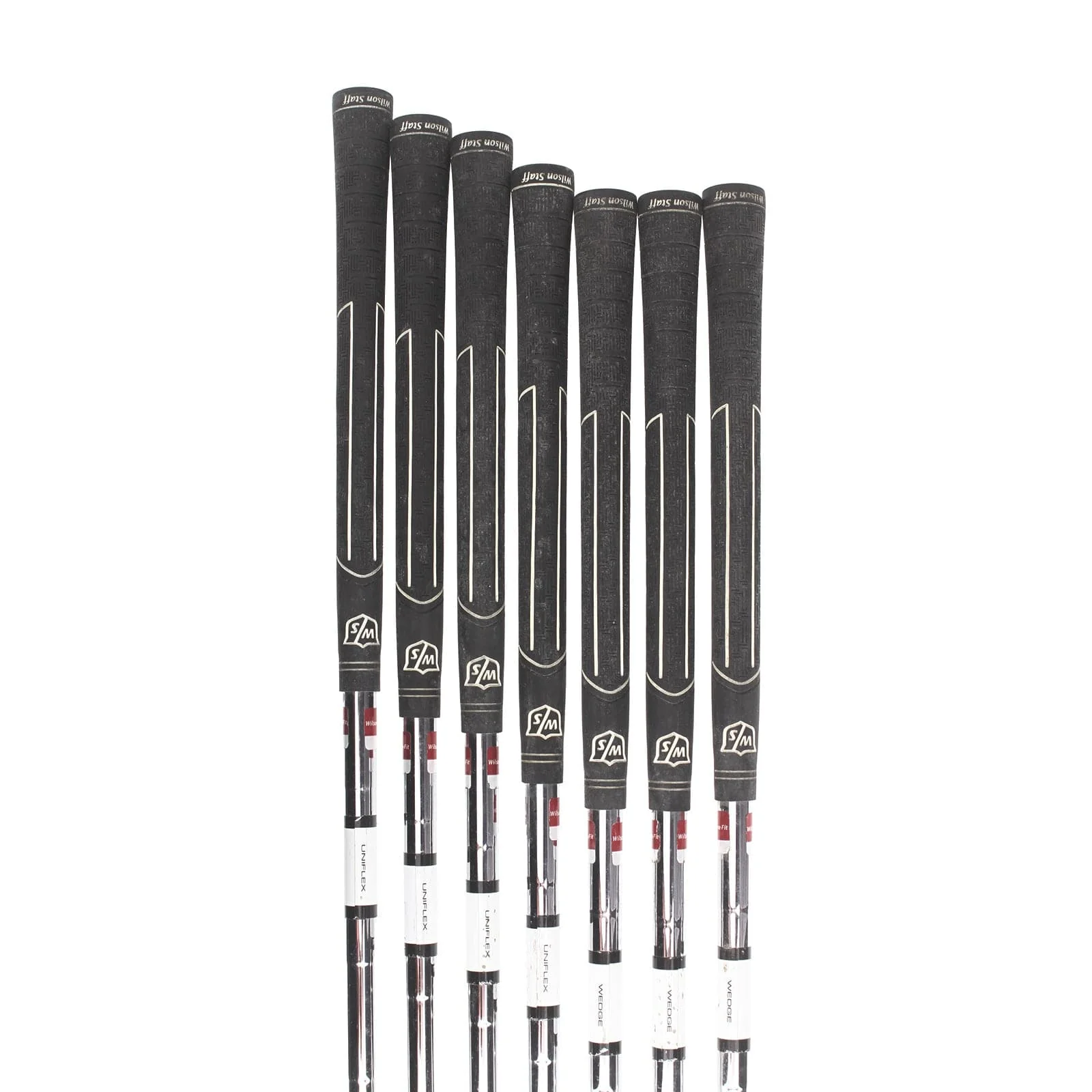 Wilson D100 Steel Mens Right Hand Irons 6-GW+SW Regular - True Temper - Image 7
