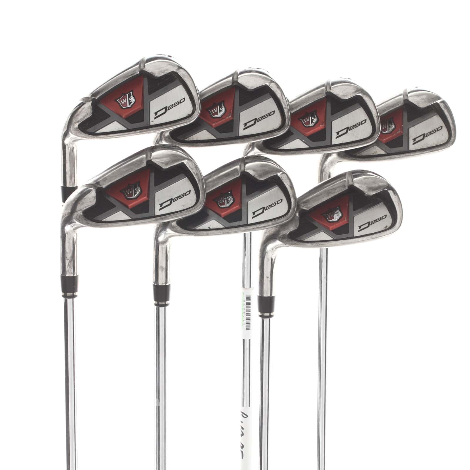 Wilson D250 Steel Mens Left Hand Irons 4-PW Uniflex - Wilson D250