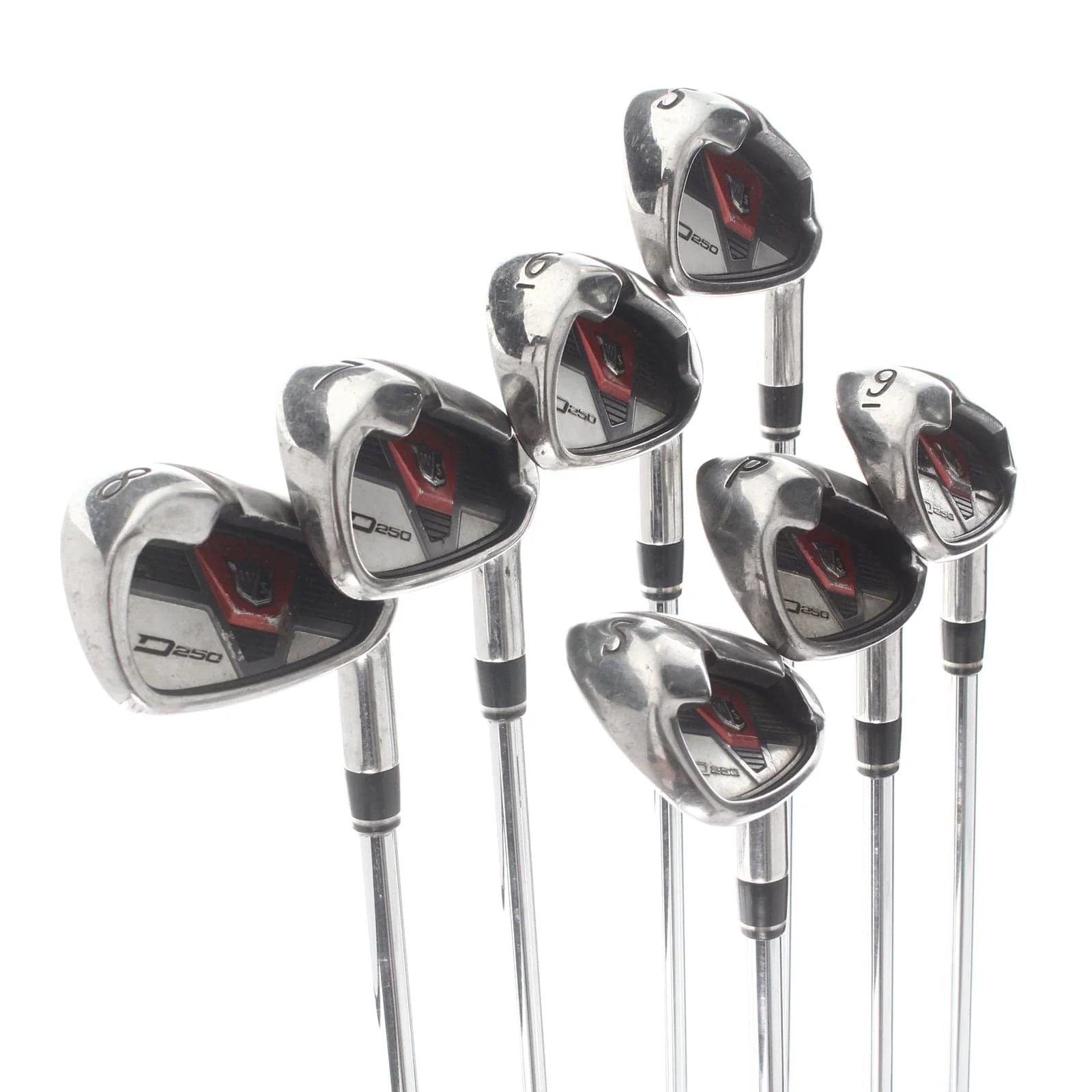 Wilson D250 Steel Mens Right Hand Irons 5-SW Uniflex - Wilson Uniflex - Image 2