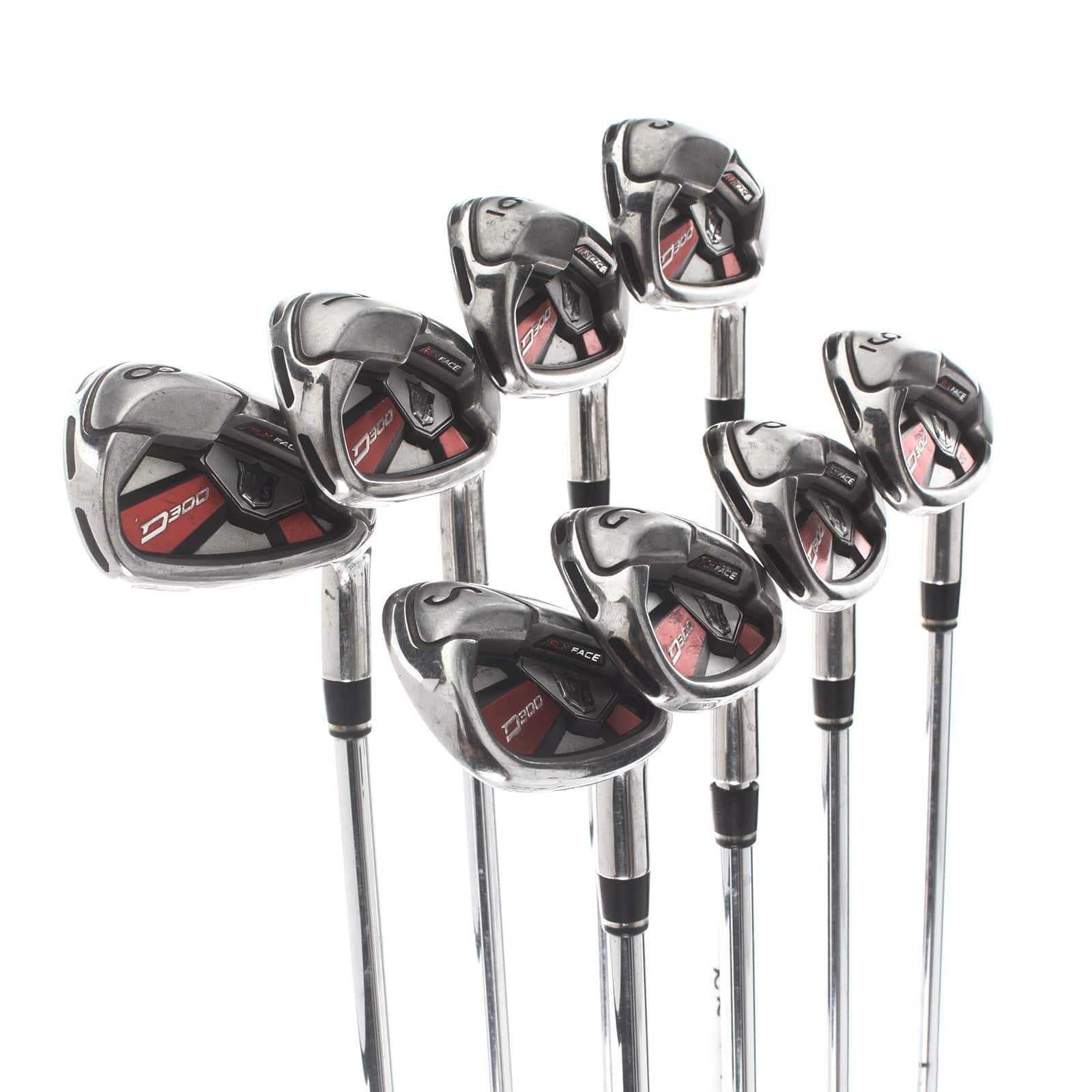 Wilson D300 Steel Mens Right Hand Irons 5-SW+GW Regular - KBS Tour 80 - Image 2