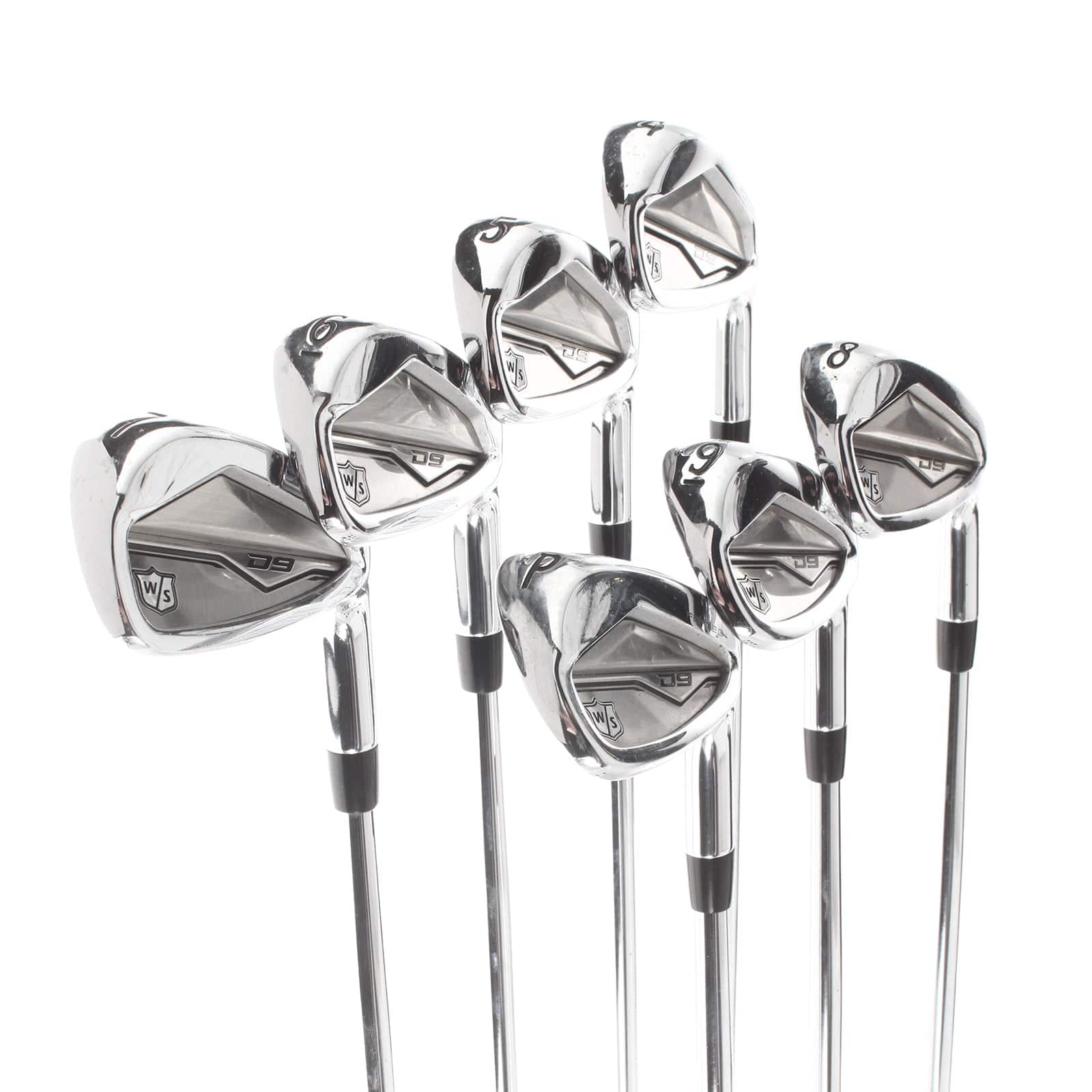 Wilson D9 Forged Steel Mens Right Hand Irons 4-PW Stiff - Dynamic Gold 105 VSS Pro S300 - Image 2