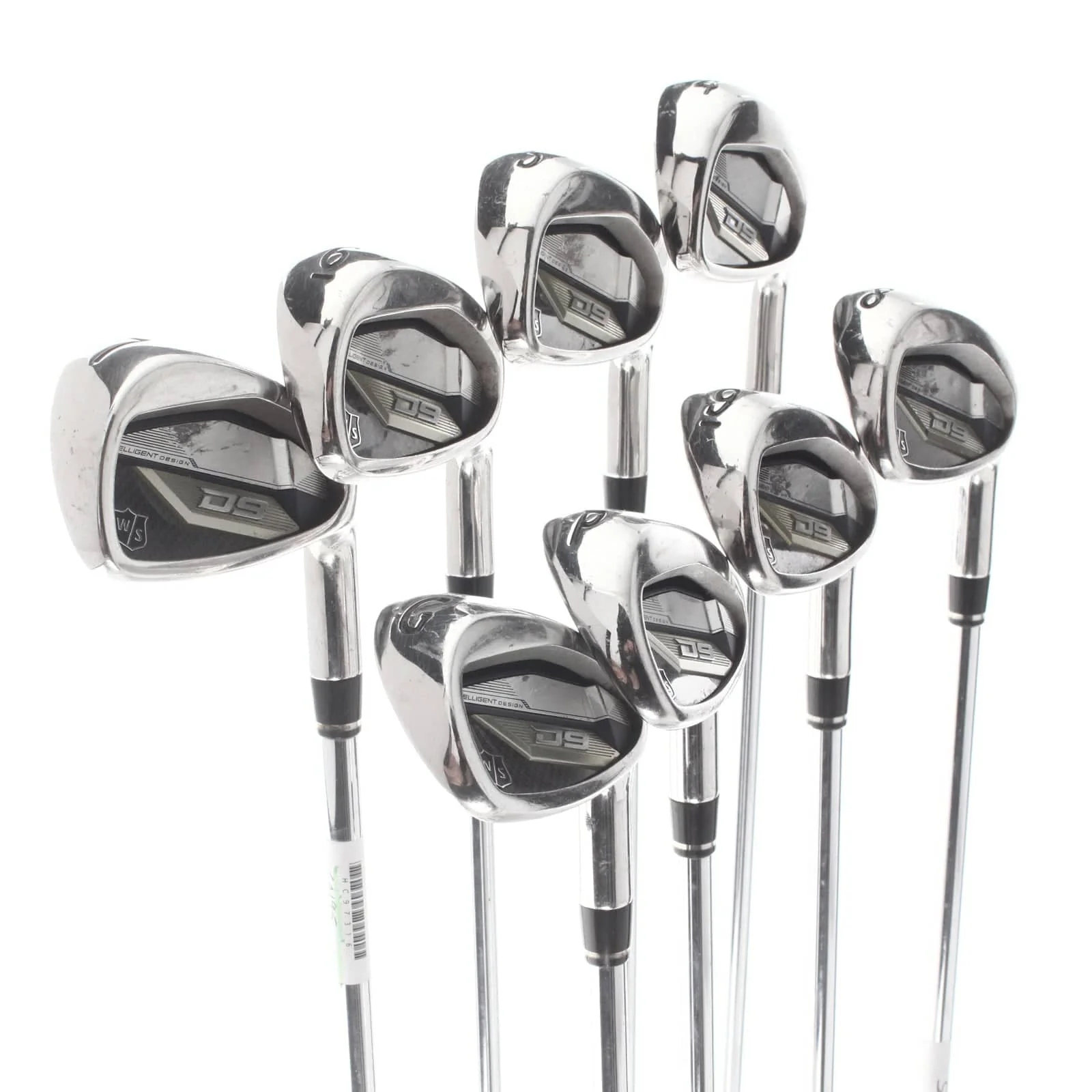Wilson D9 Steel Mens Right Hand Irons 4-GW Regular - KBS Max MT - Image 2