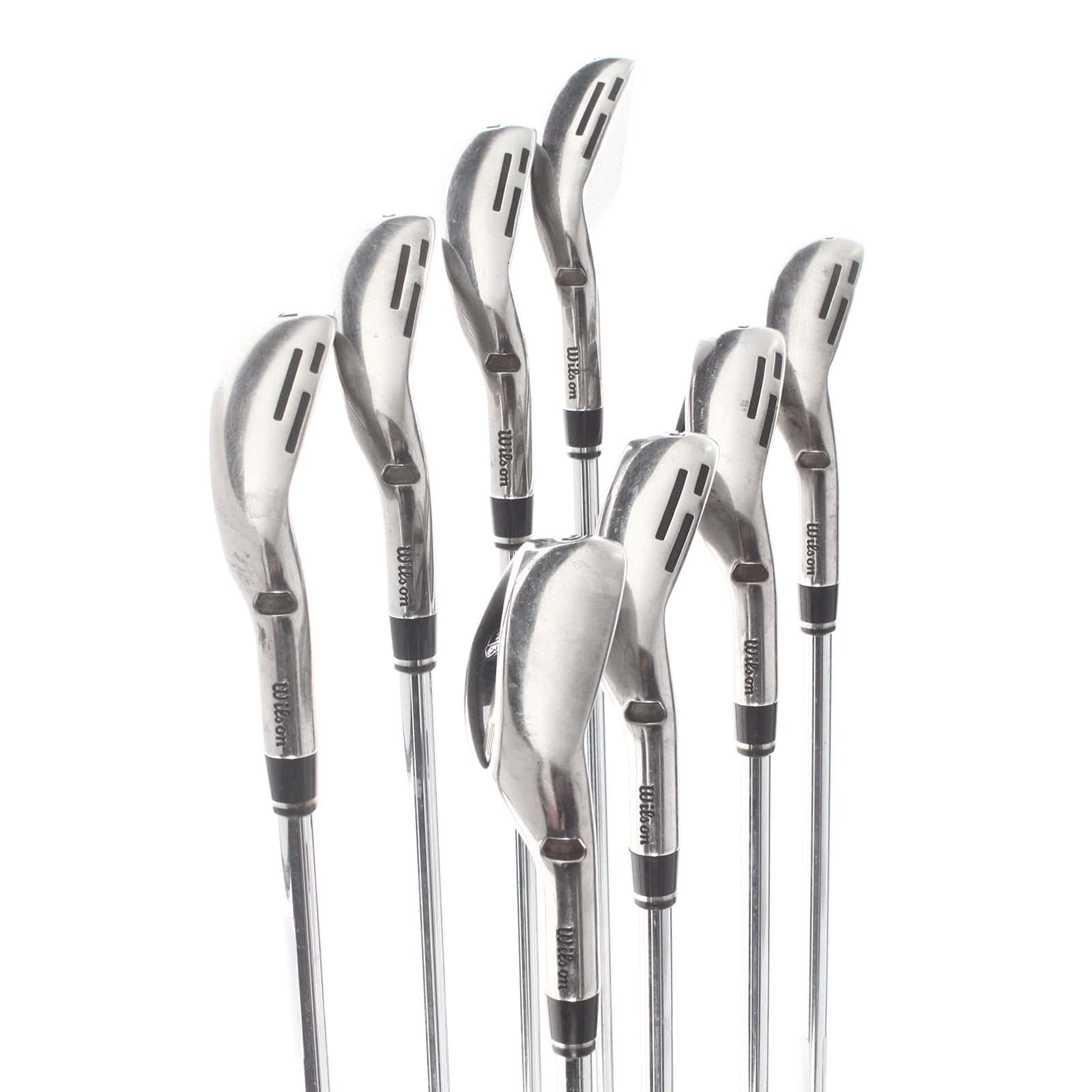 Wilson D9 Steel Mens Right Hand Irons 4-GW Regular - KBS Max MT - Image 3