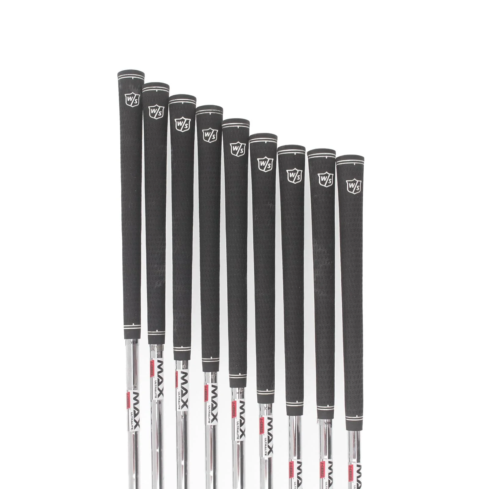 Wilson D9 Steel Mens Right Hand Irons 4-PW+GW+SW Ultralite - KBS Max Ultralite - Image 7