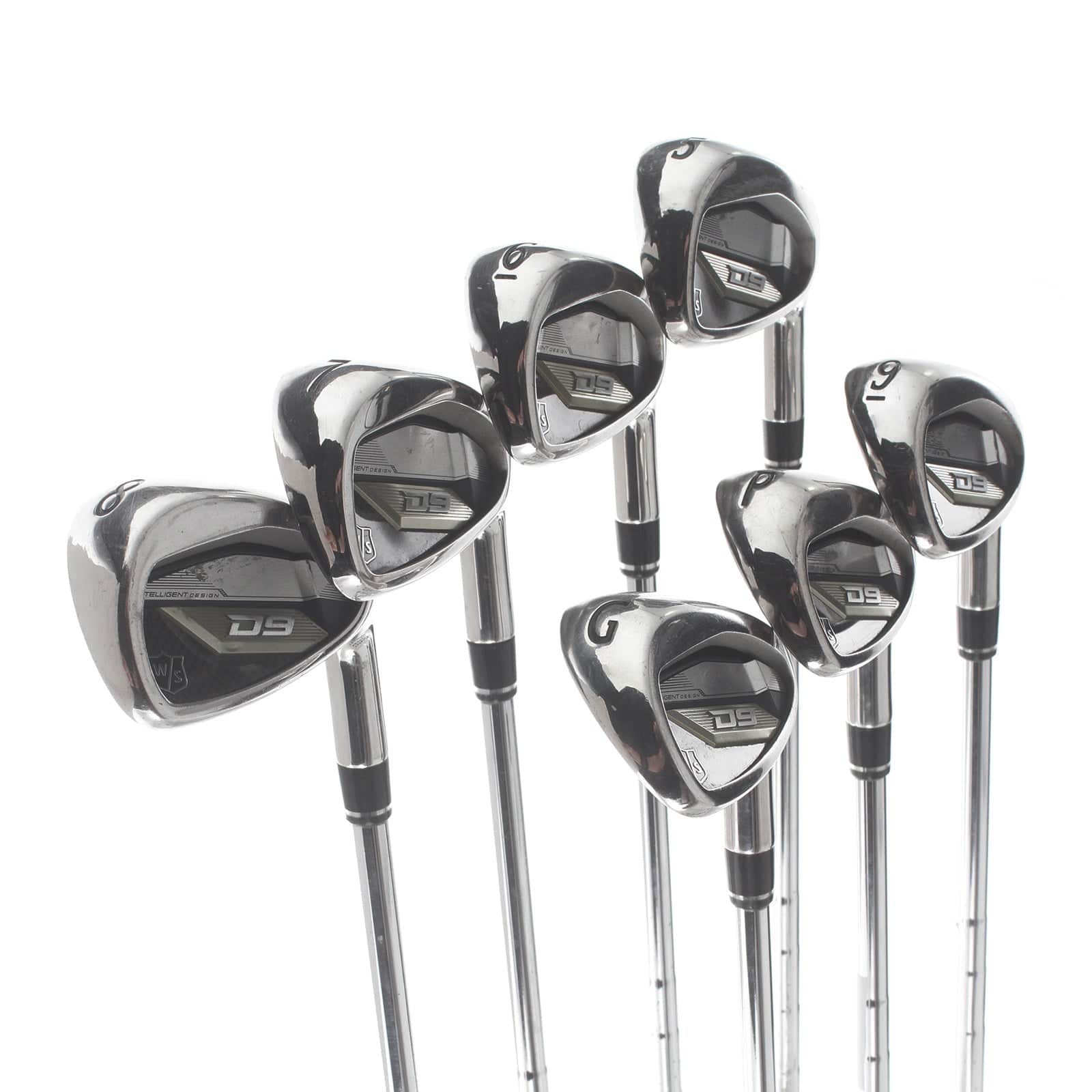 Wilson D9 Steel Mens Right Hand Irons 5-GW Stiff - KBS Tour 120 - Image 2
