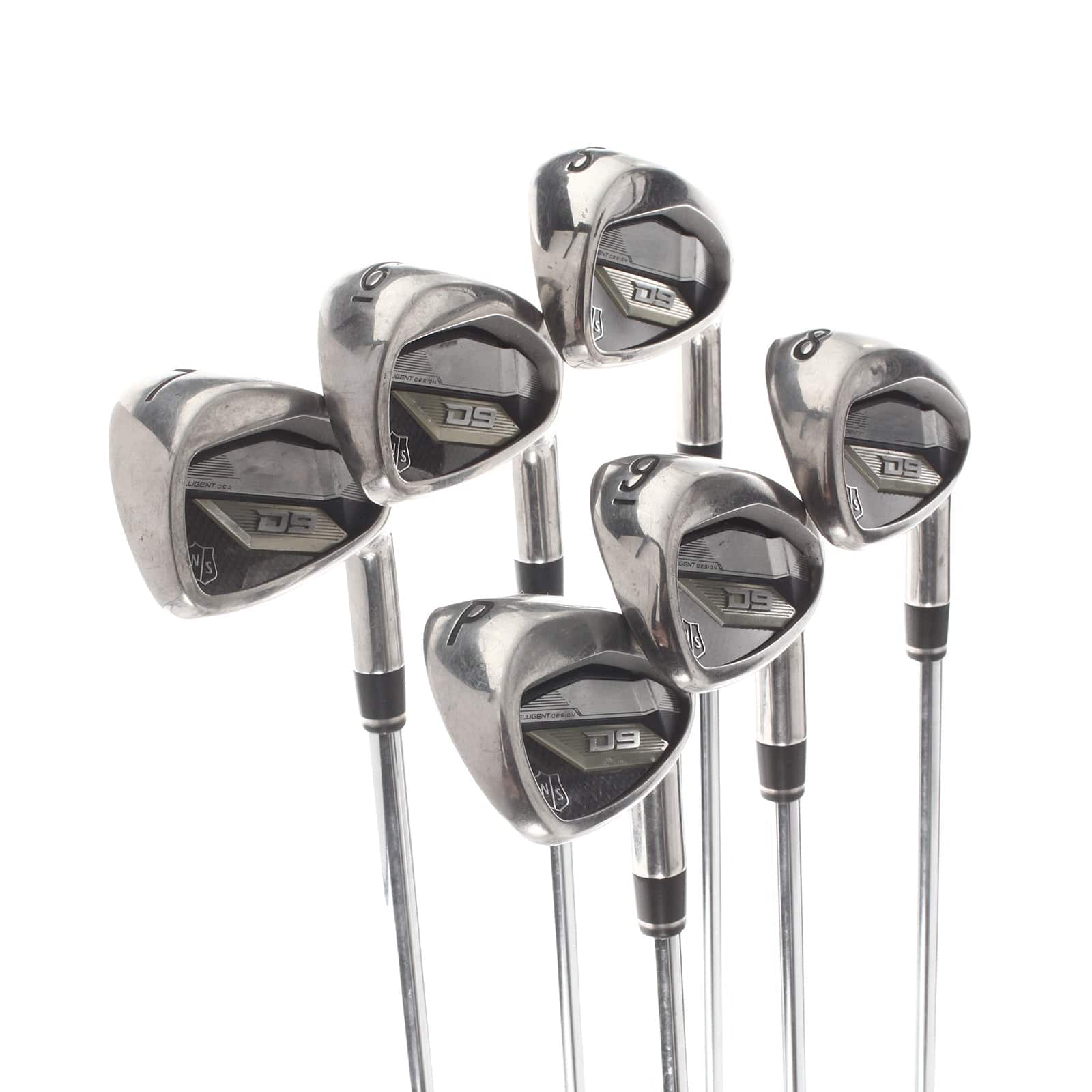 Wilson D9 Steel Mens Right Hand Irons 5-PW Regular - KBS Max Ultralite - Image 2