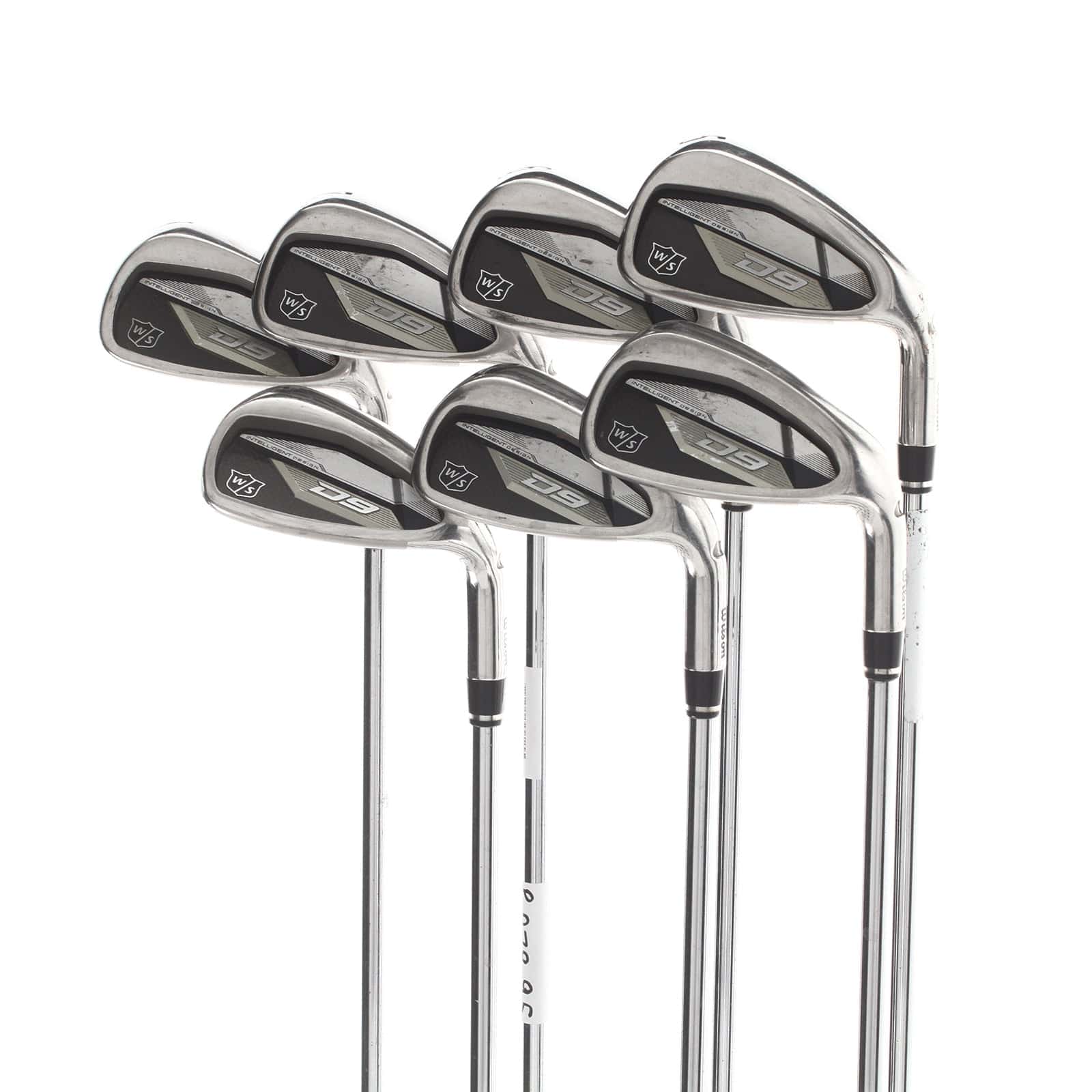 Wilson D9 Steel Mens Right Hand Irons 5-SW Regular - KBS Max Ultralite