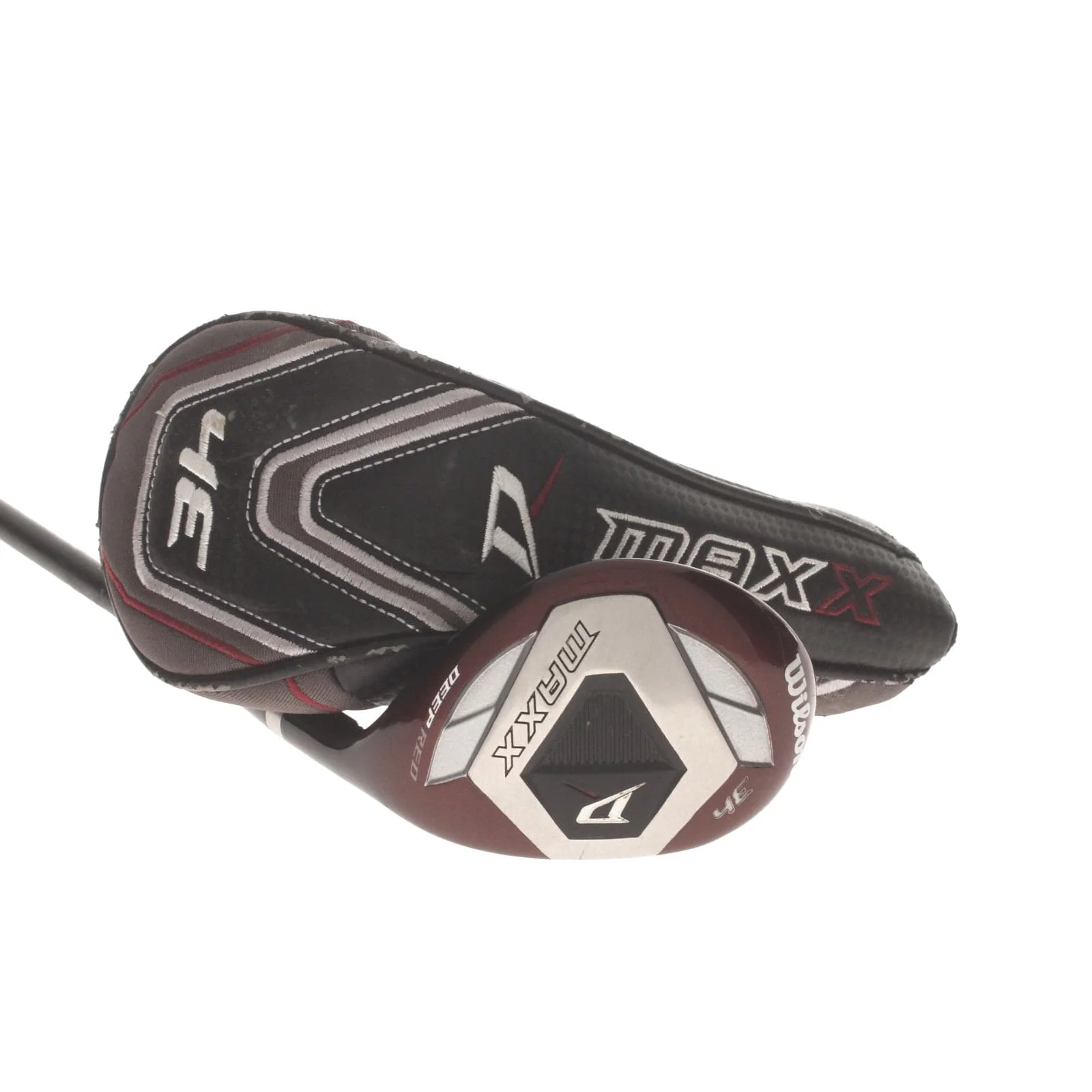 Wilson Deep Red Maxx Graphite Mens Right Hand 3 Hybrid 19* Regular - Wilson Deep Red Max 80