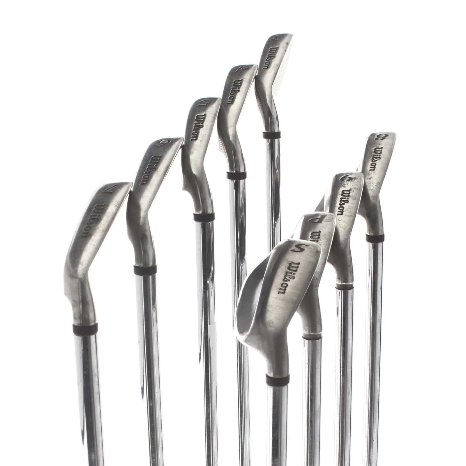 Wilson Deep Red Steel Mens Right Hand Irons 3-SW Regular - True Temper - Image 3
