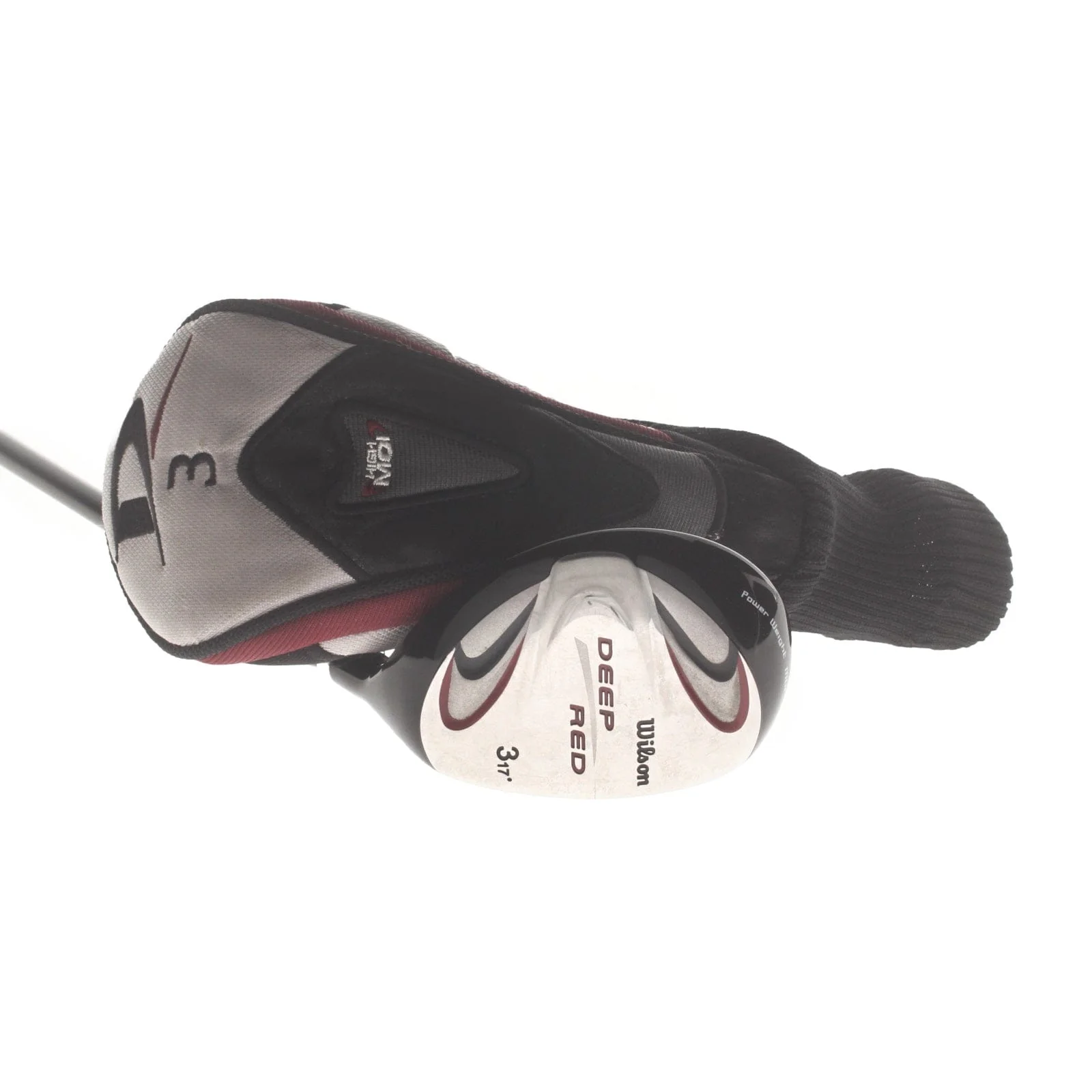 Wilson Deep Red XL Graphite Mens Right Hand 3 Hybrid 17* Regular - Fujikura