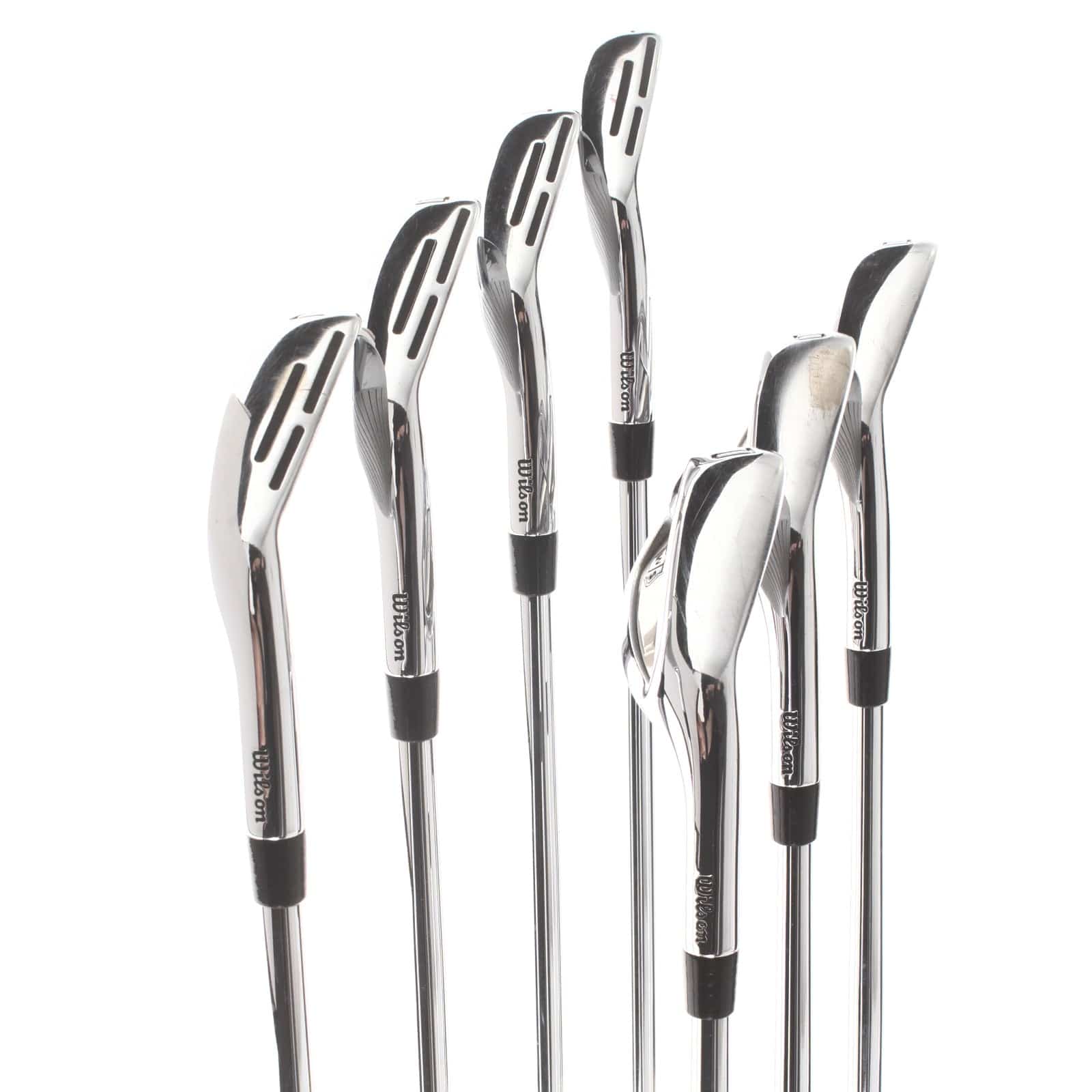Wilson Dynapower Forged Steel Mens Right Hand Irons 4-PW Stiff - Dynamic Gold 105 - Image 3