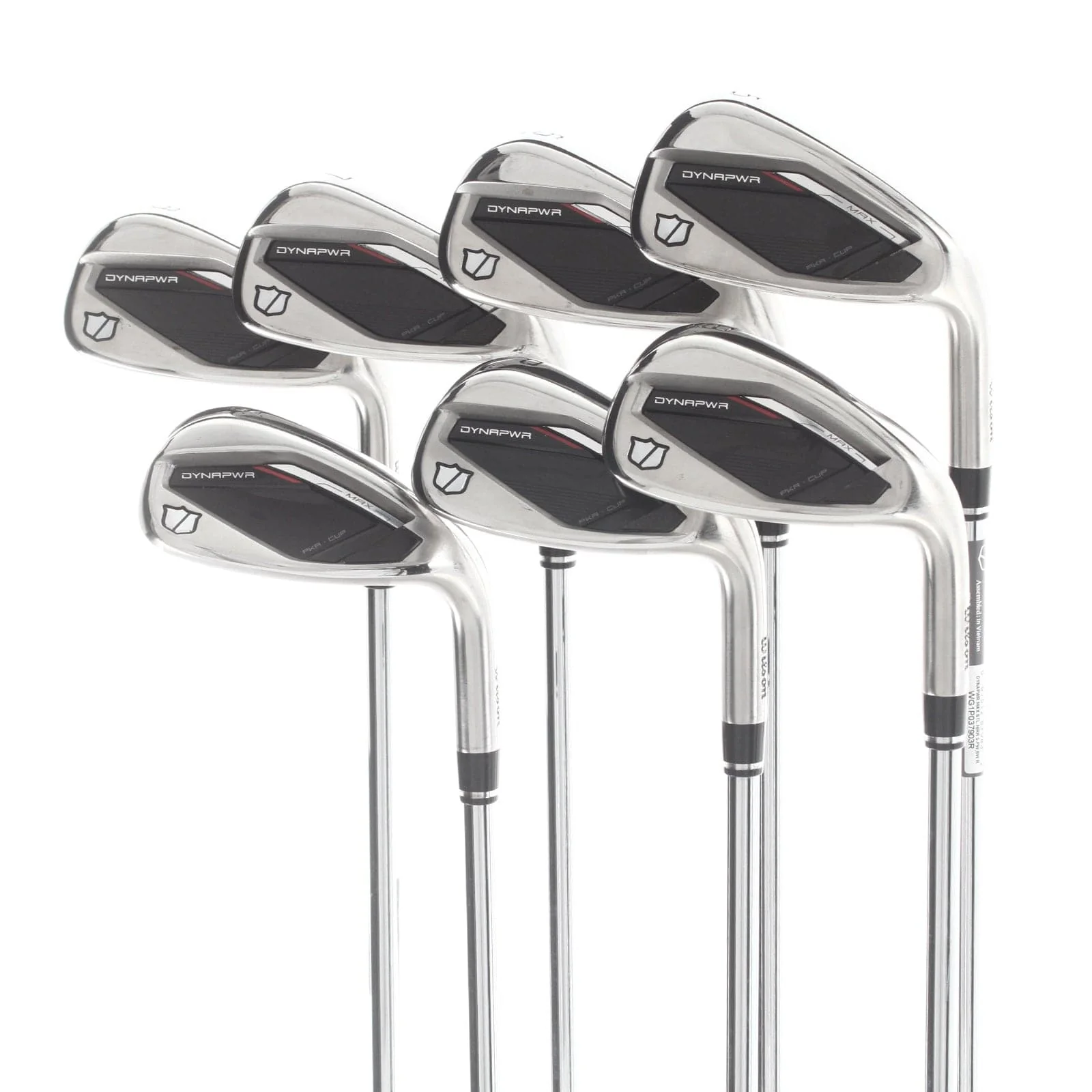 Wilson Dynapower Max 2025 Steel Mens Right Hand Irons 5-SW Regular - KBS Max HL