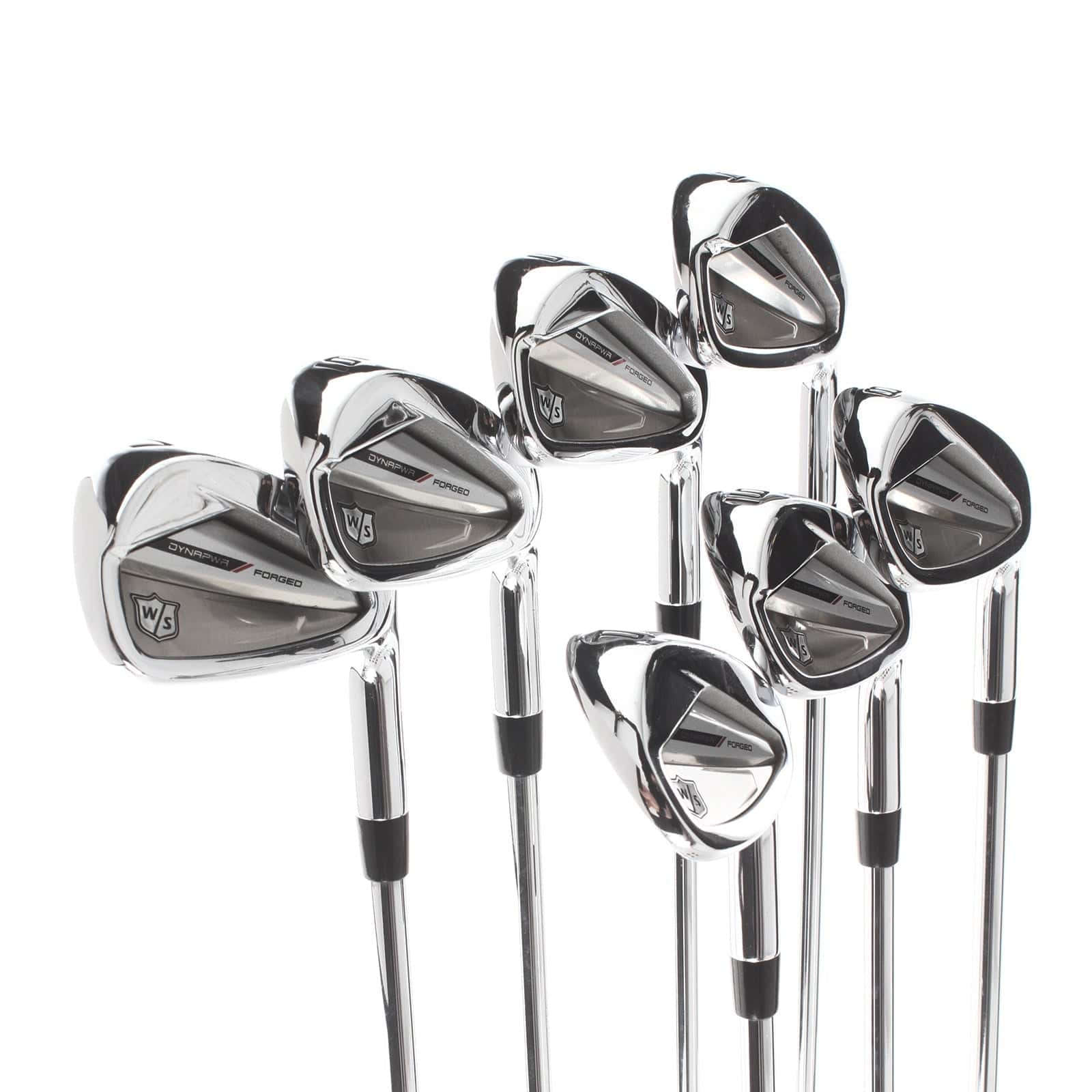 Wilson Dynapower Steel Mens Right Hand Irons 4-PW Stiff - Dynamic Gold Mid 115 S300 - Image 2
