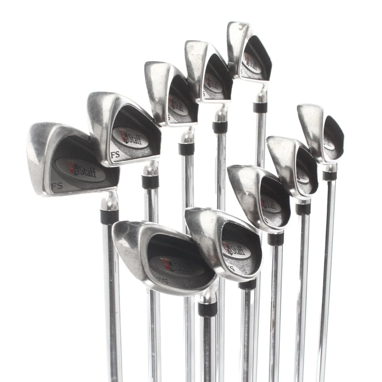 Wilson Fat Shaft Steel Mens Right Hand Irons 2-SW Regular - - Image 2