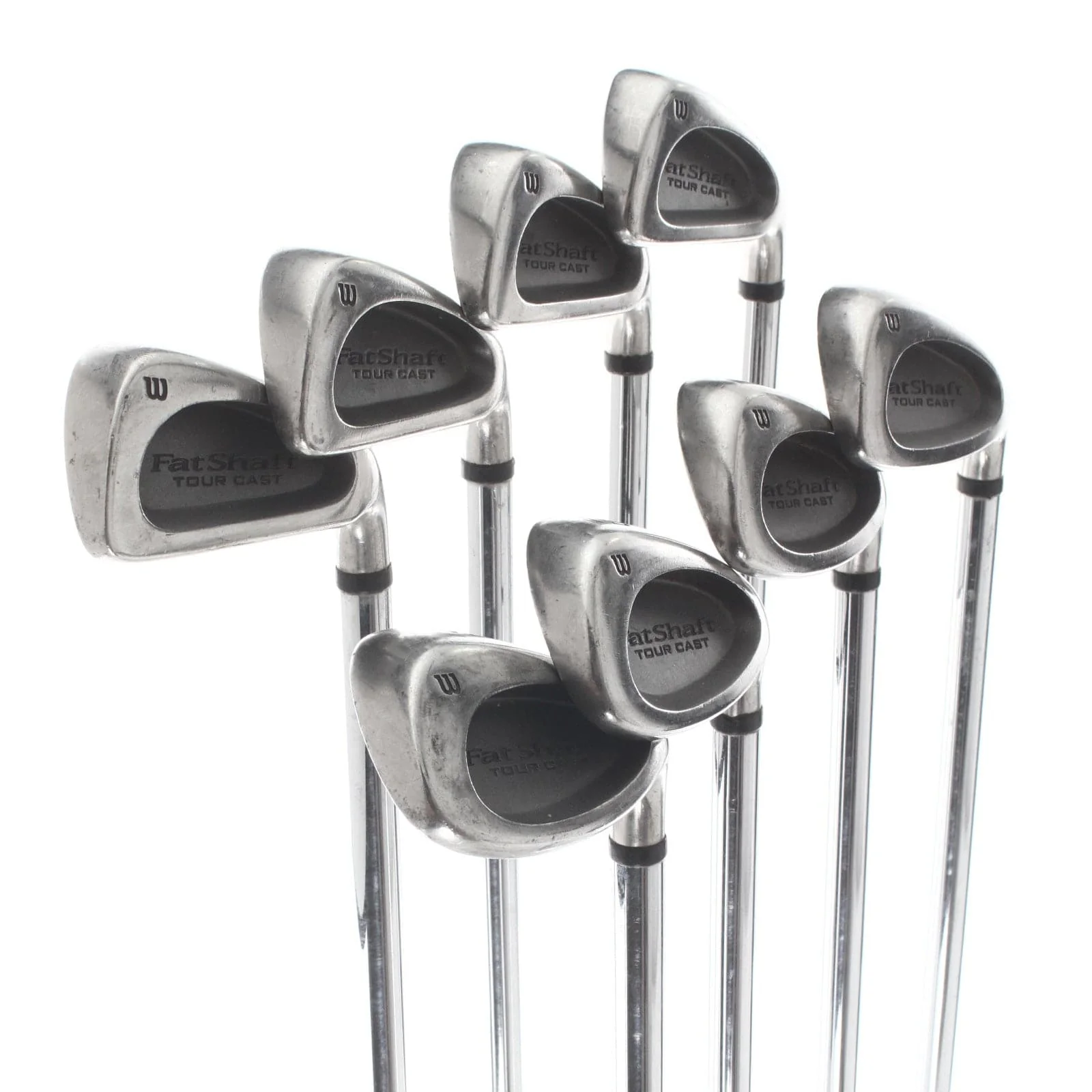 Wilson Fat Shaft Tour Cast Steel Mens Right Hand Irons 3-SW Regular - Wilson Fat Shaft - Image 2