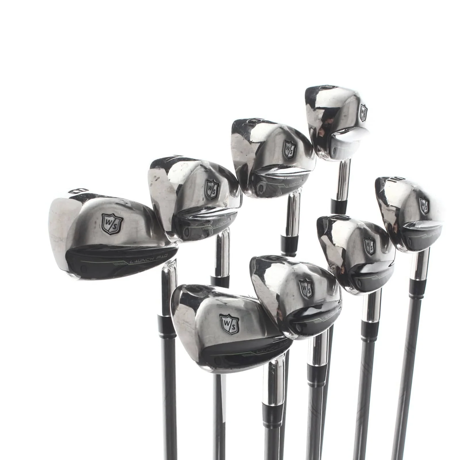 Wilson Launch Pad 2022 Graphite Mens Right Hand Irons 5-GW+SW Regular - Project X Evenflow 5.5 65g - Image 2