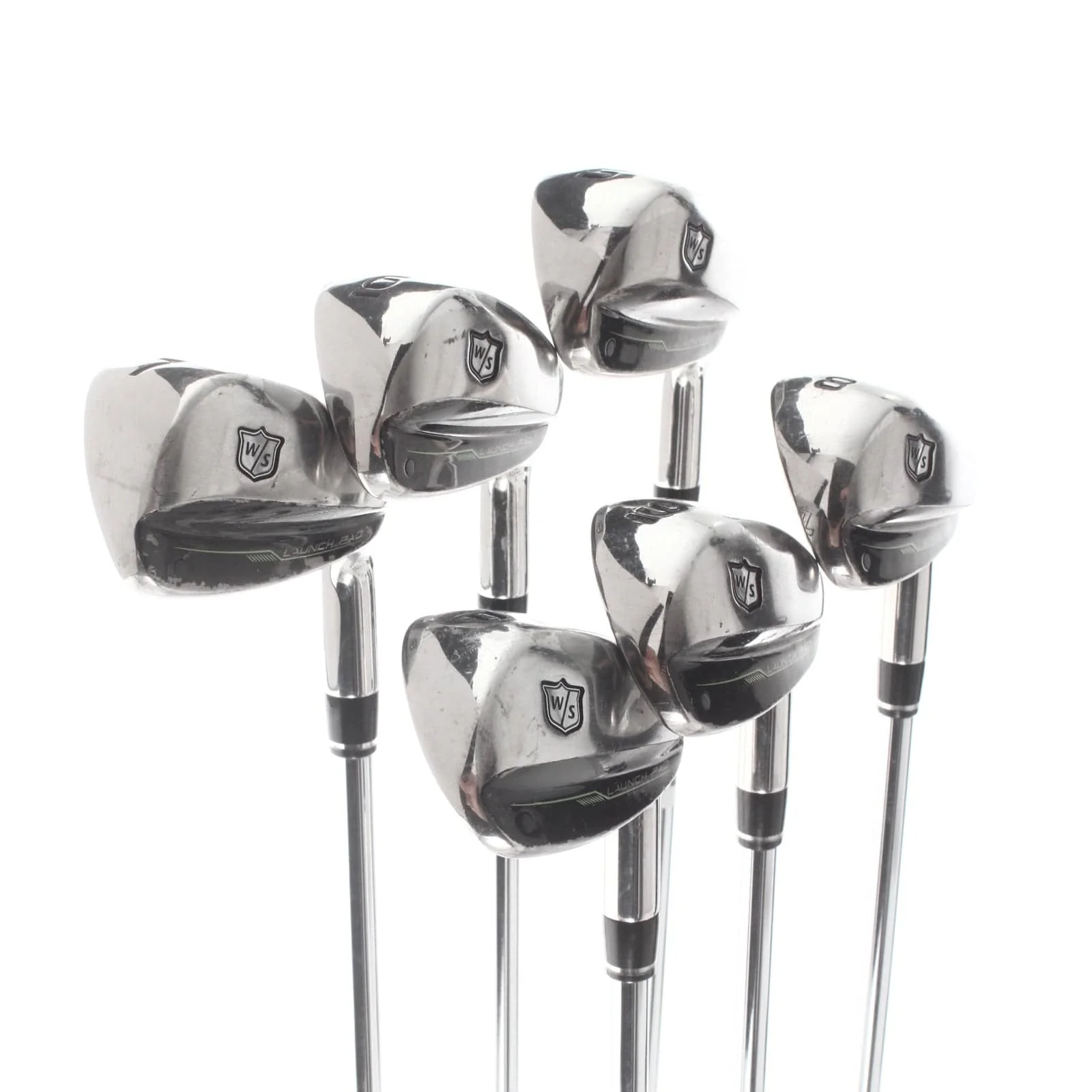 Wilson Launch Pad 2022 Steel Mens Right Hand Irons 5-PW Regular - KBS Max Ultralite - Image 2