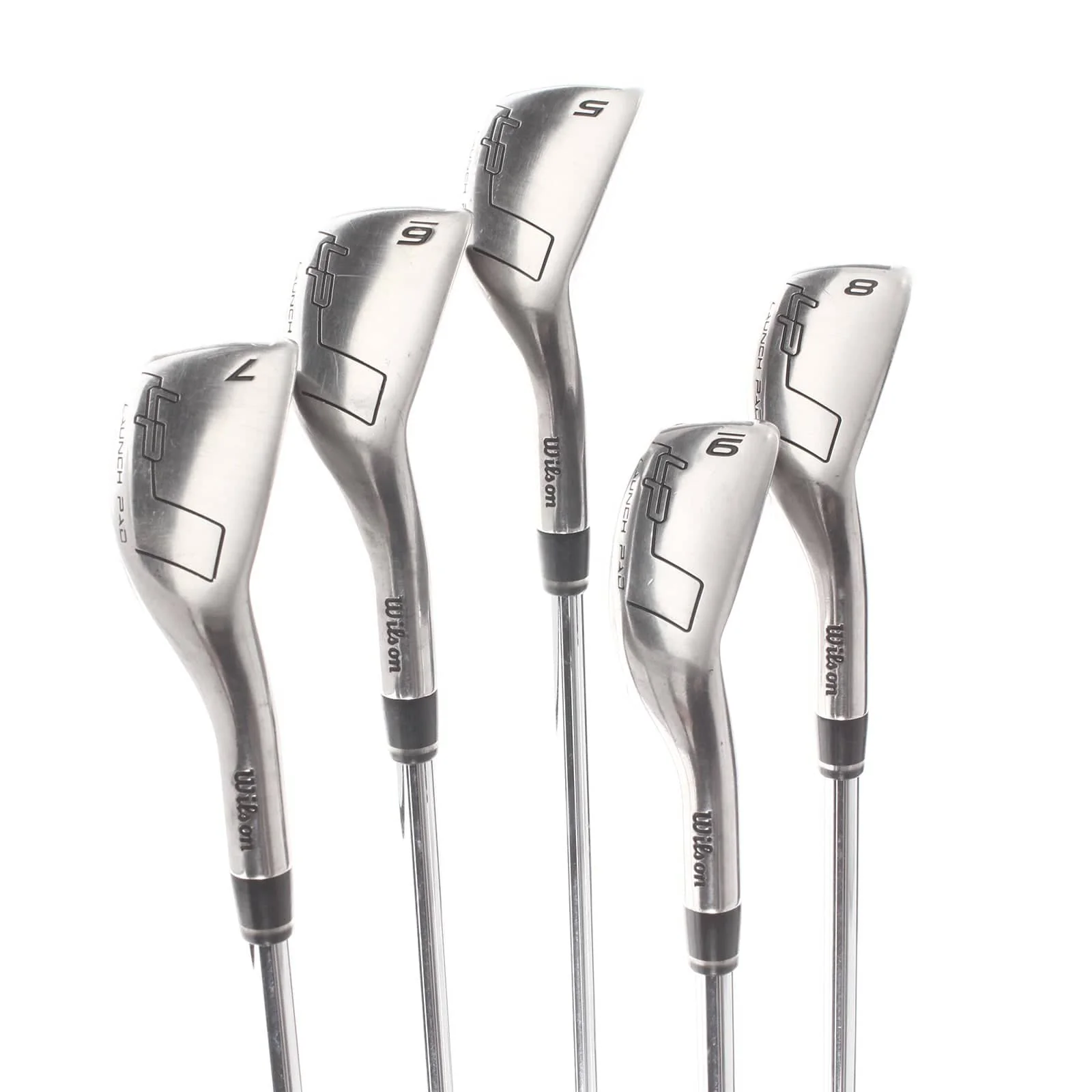 Wilson Launch Pad Steel Mens Right Hand Irons 5-9 Regular - KBS Tour 80 - Image 3
