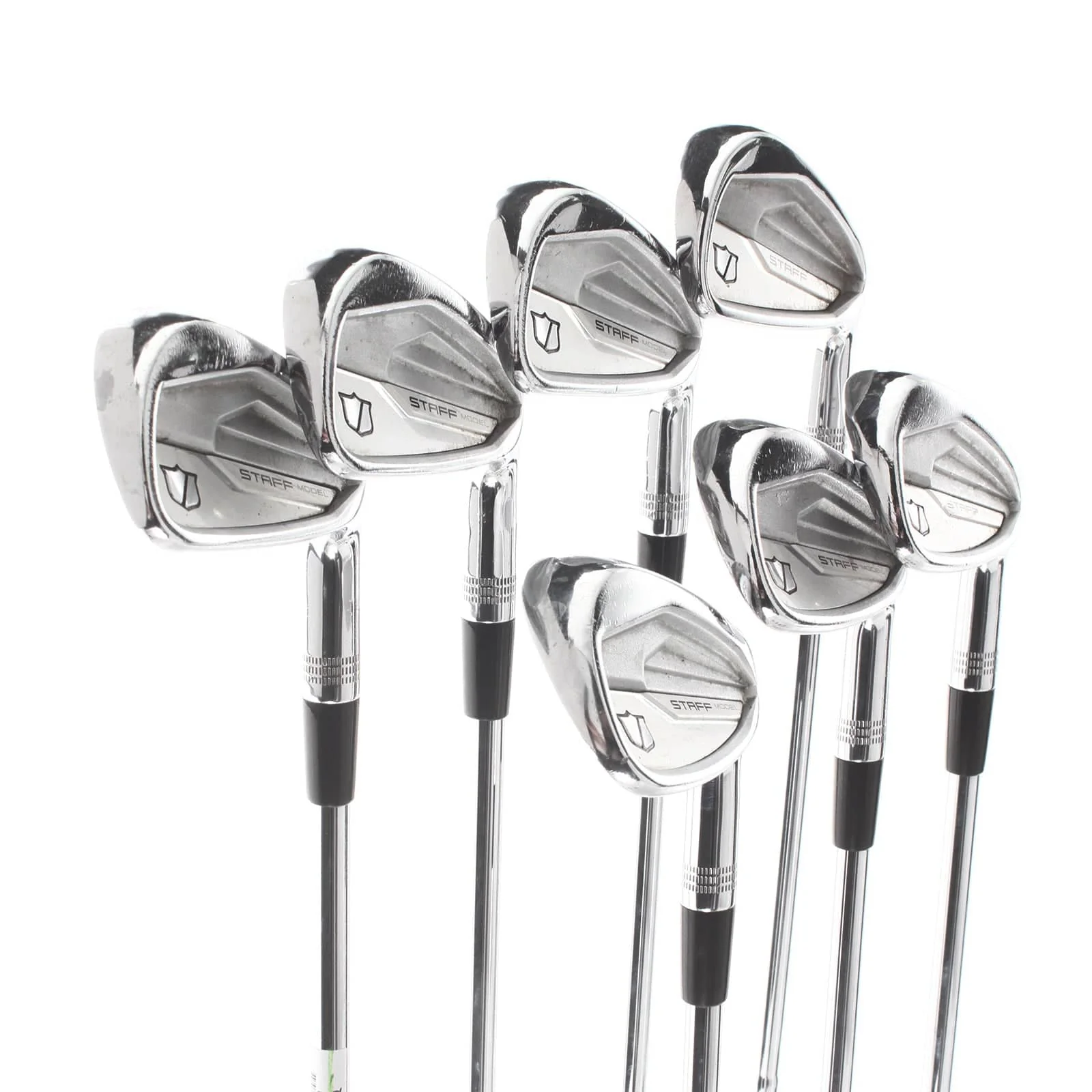 Wilson Model CB Steel Mens Right Hand Irons 4-PW Stiff - Dynamic Gold Mid 115 - Image 2