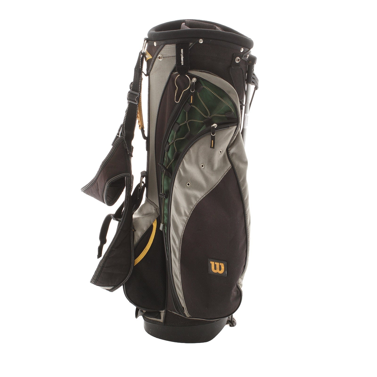 Wilson Mountain Pak Stand Bag - Black/Grey/Green - Image 2
